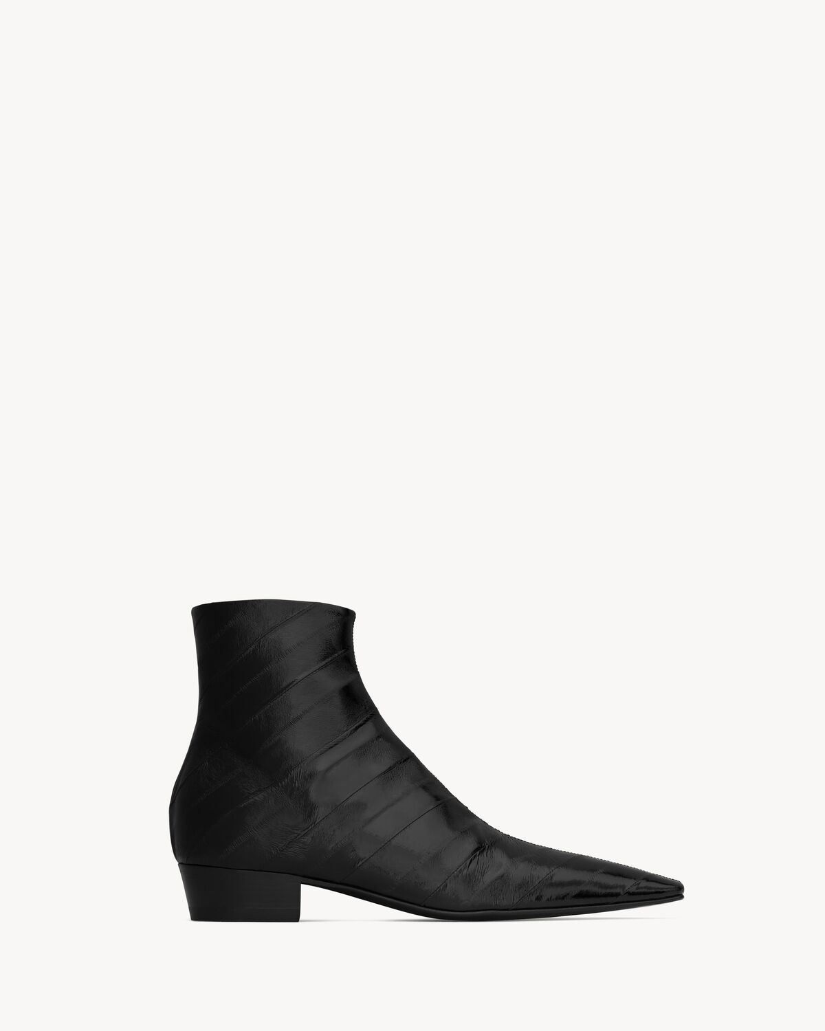 PAOLO boots en cuir d'anguille