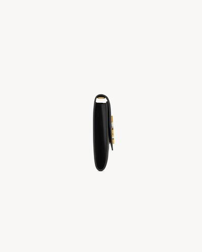 cassandre flap pouch in smooth leather