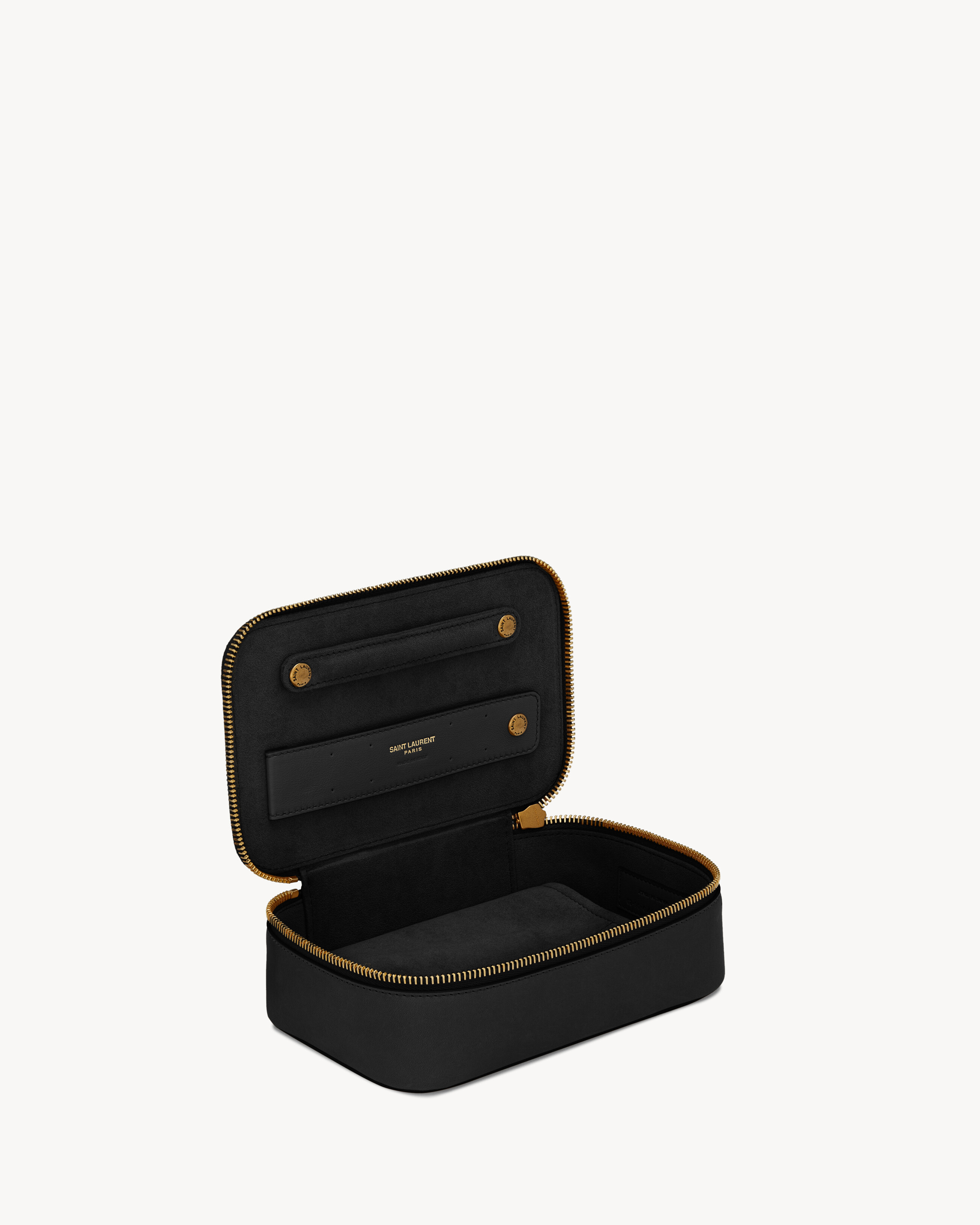 Boîte à bijoux en cuir
