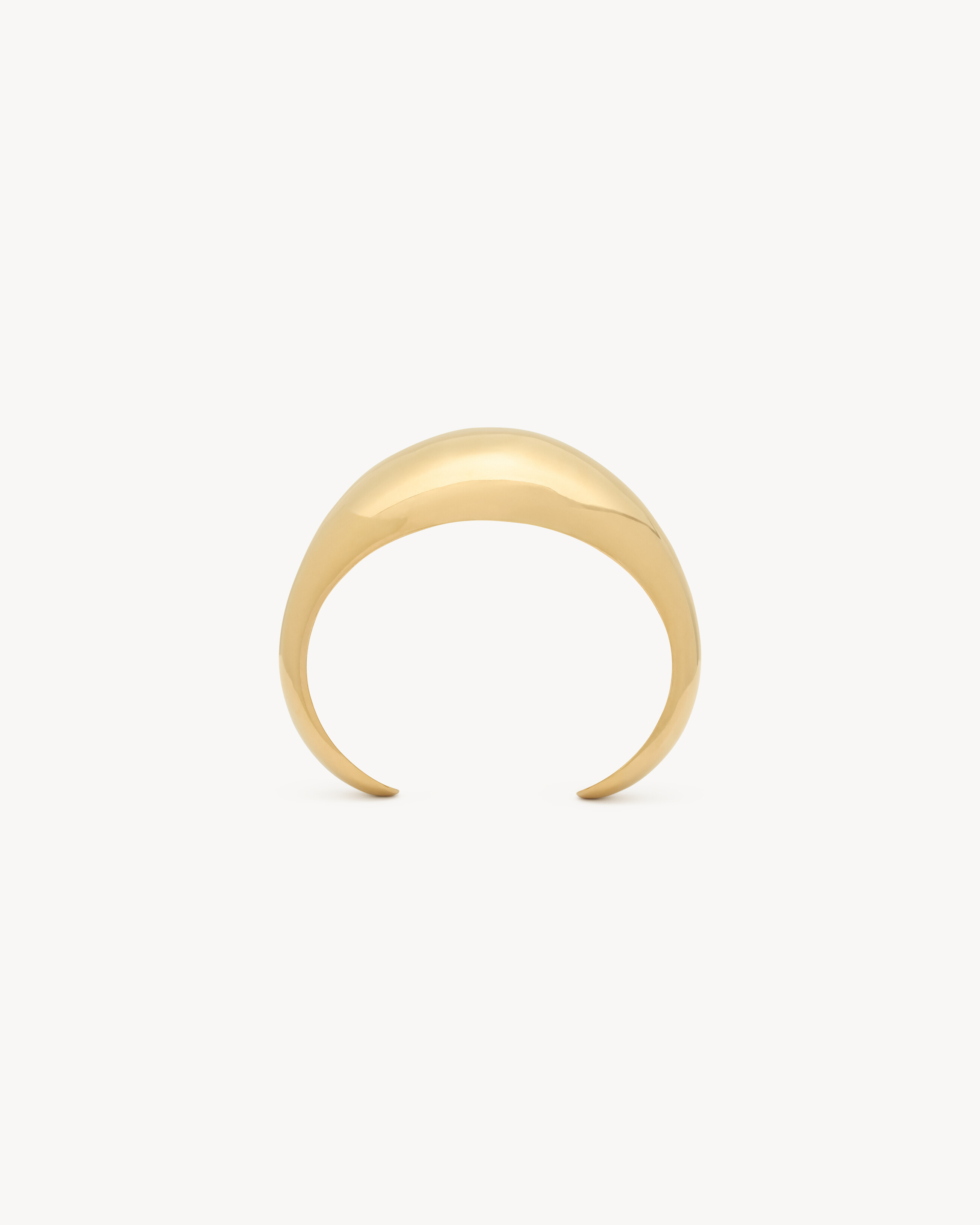 TEARDROP DOME CUFF IN METAL