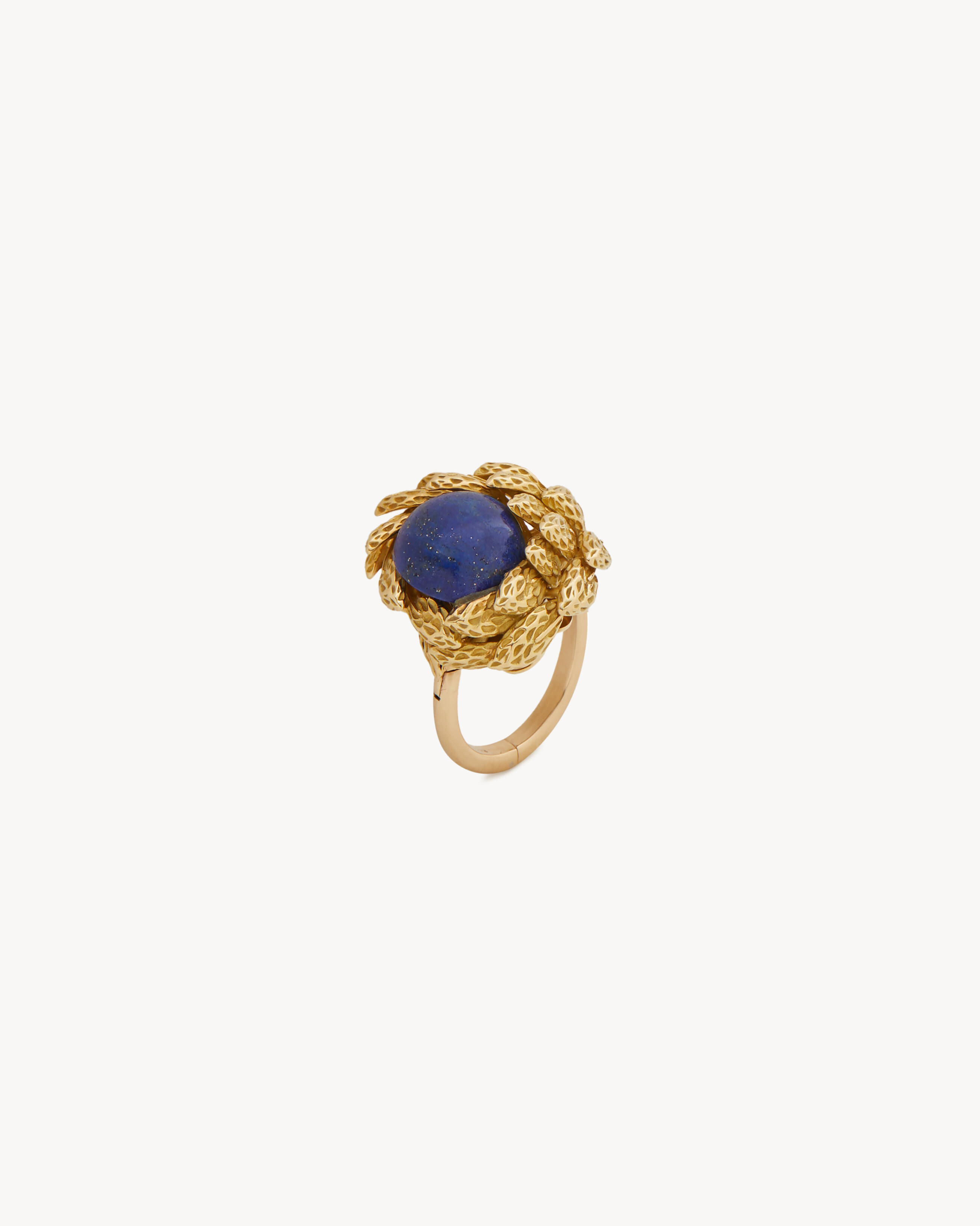 VINTAGE RING IN YELLOW GOLD AND LAPIS LAZULI