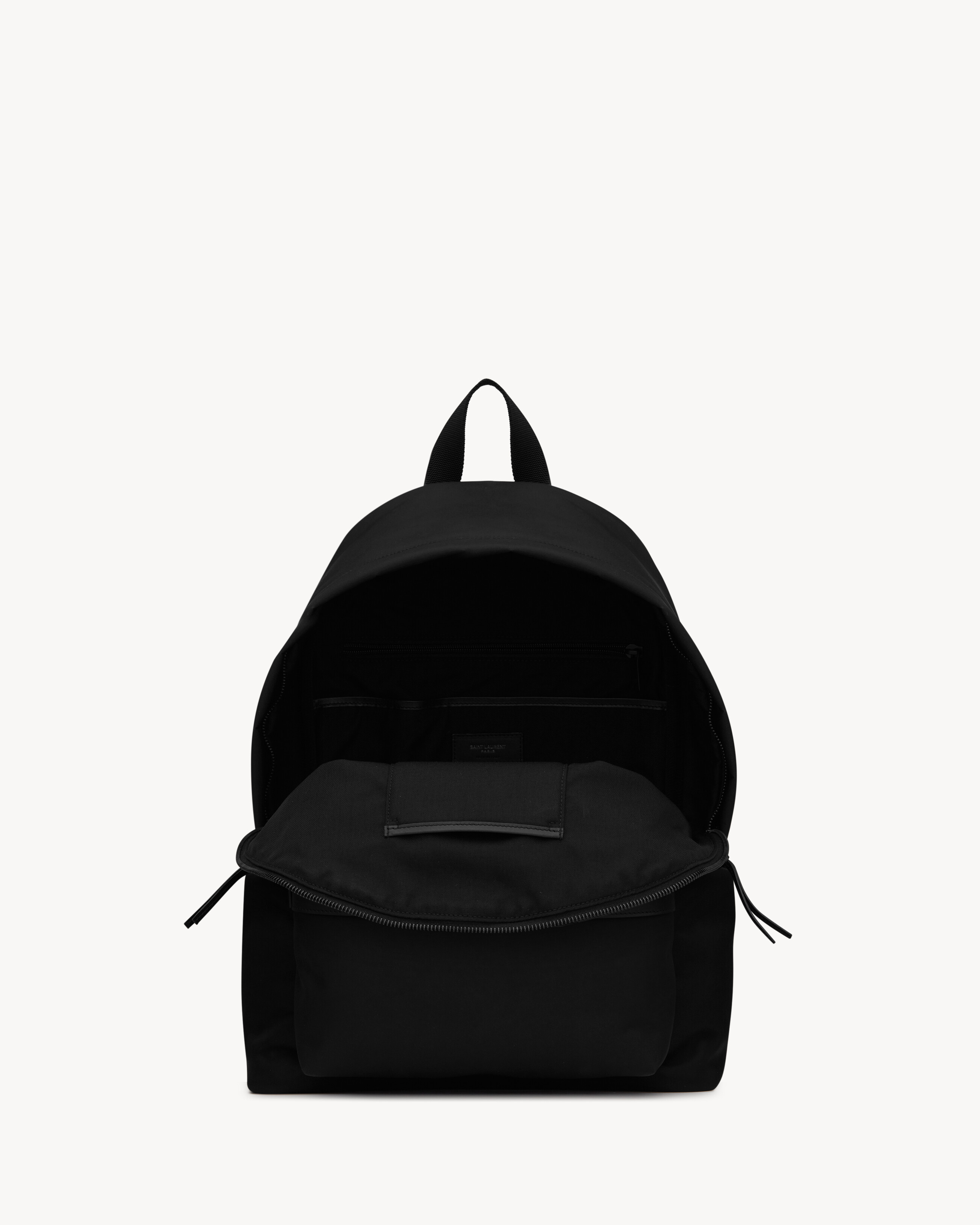 City sac à dos en ECONYL®, cuir lisse et nylon