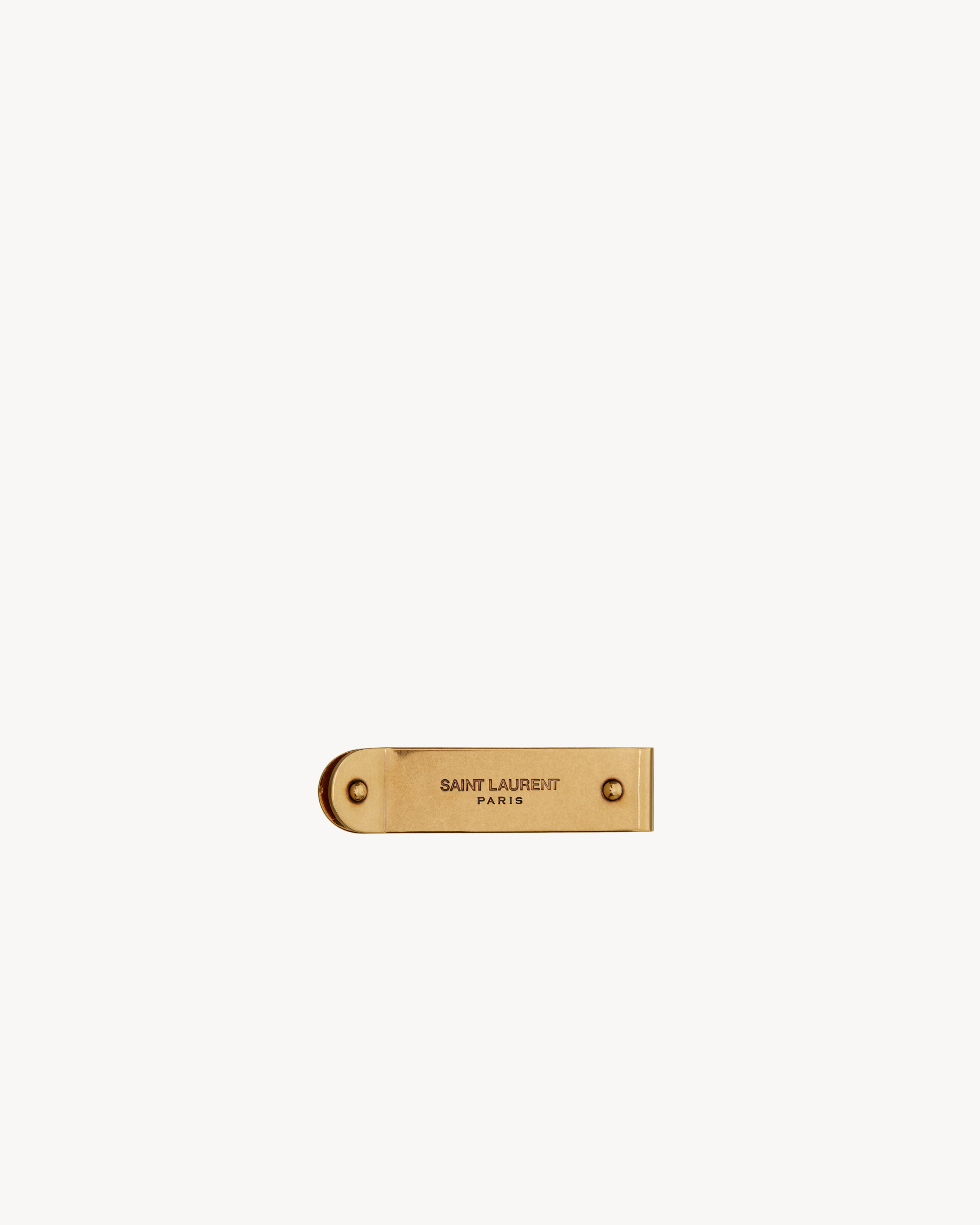 Saint laurent gold money clip Clearance