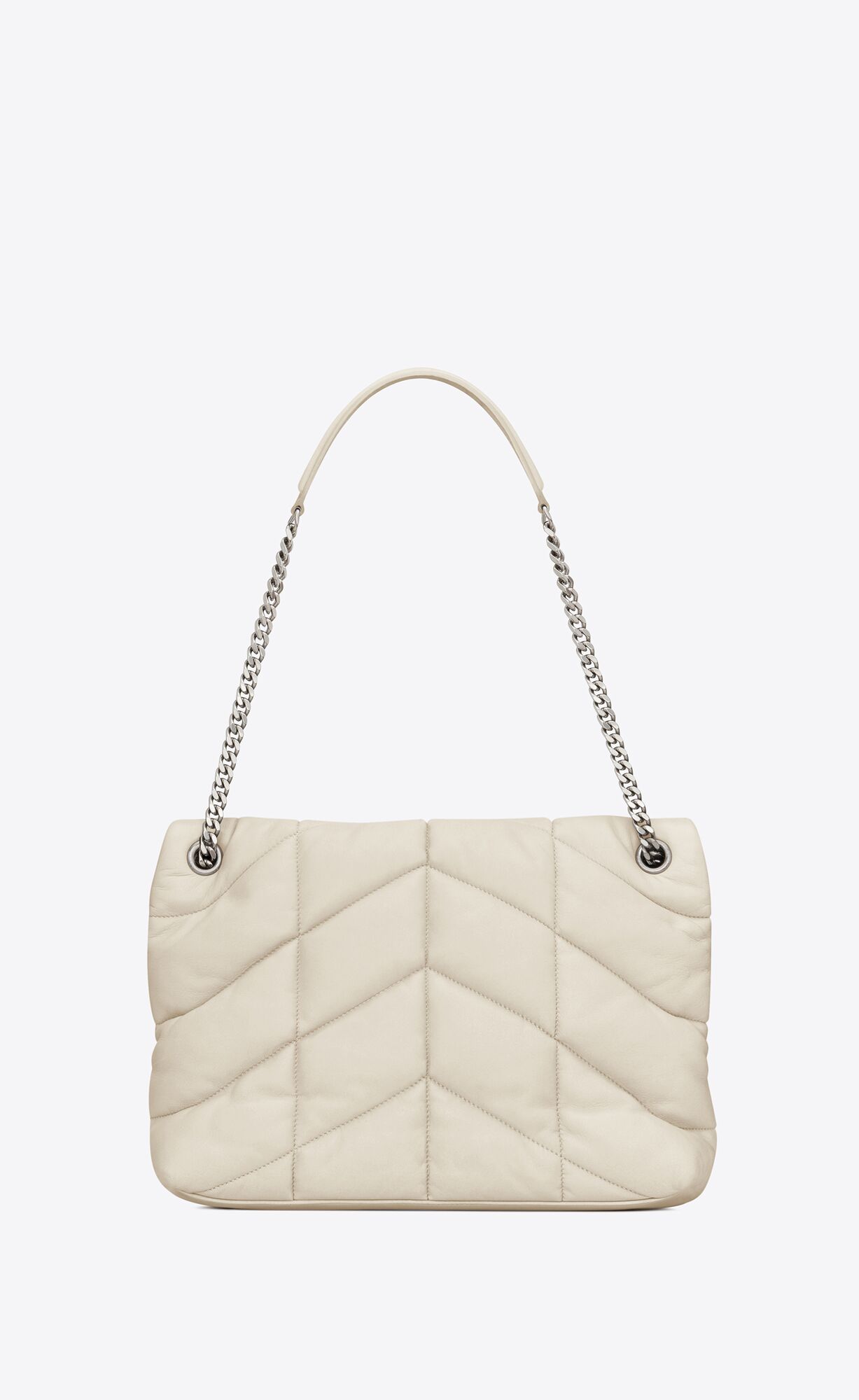 ysl puffer medium bag in quilted lambskin