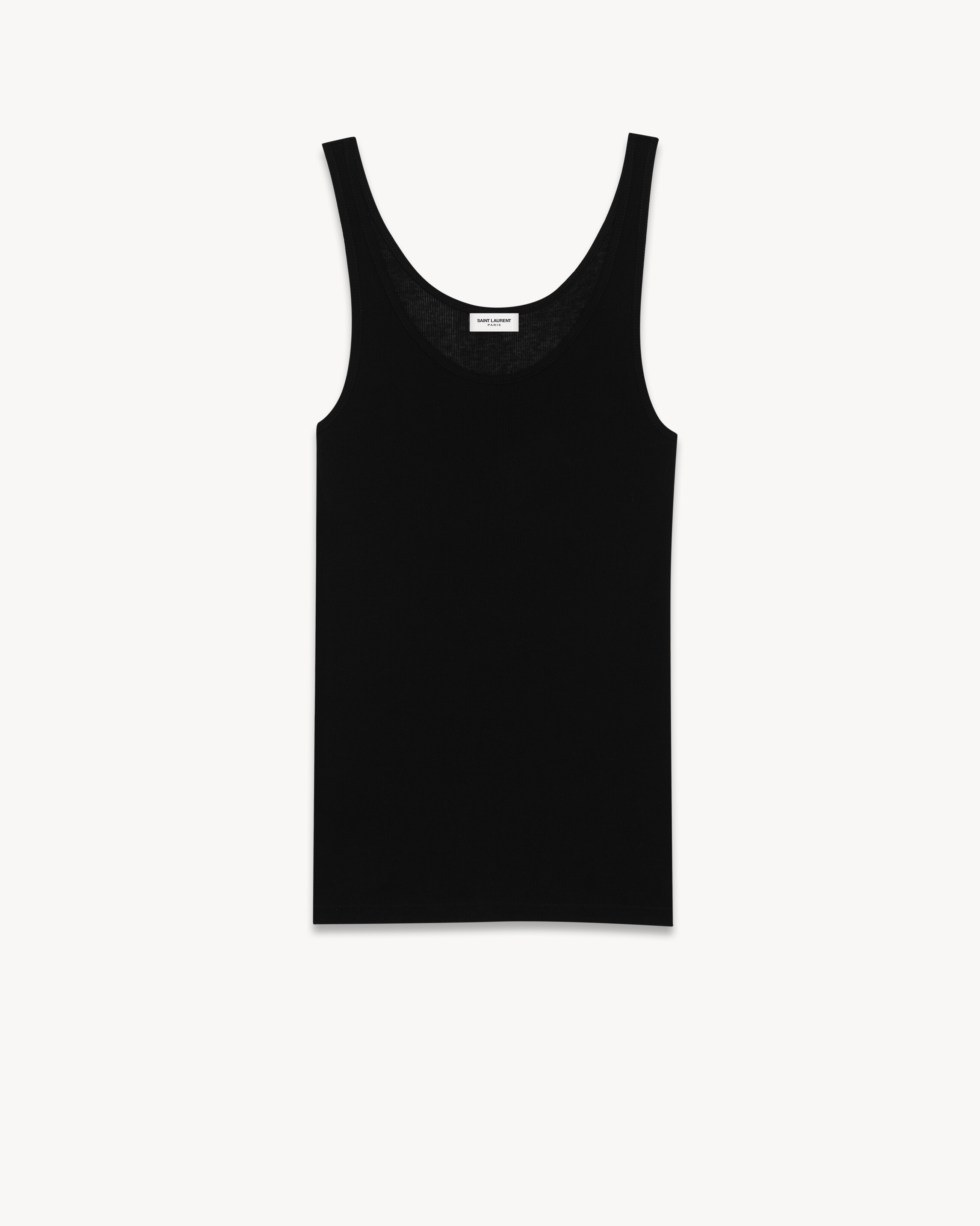 Tank top in jersey, Saint Laurent