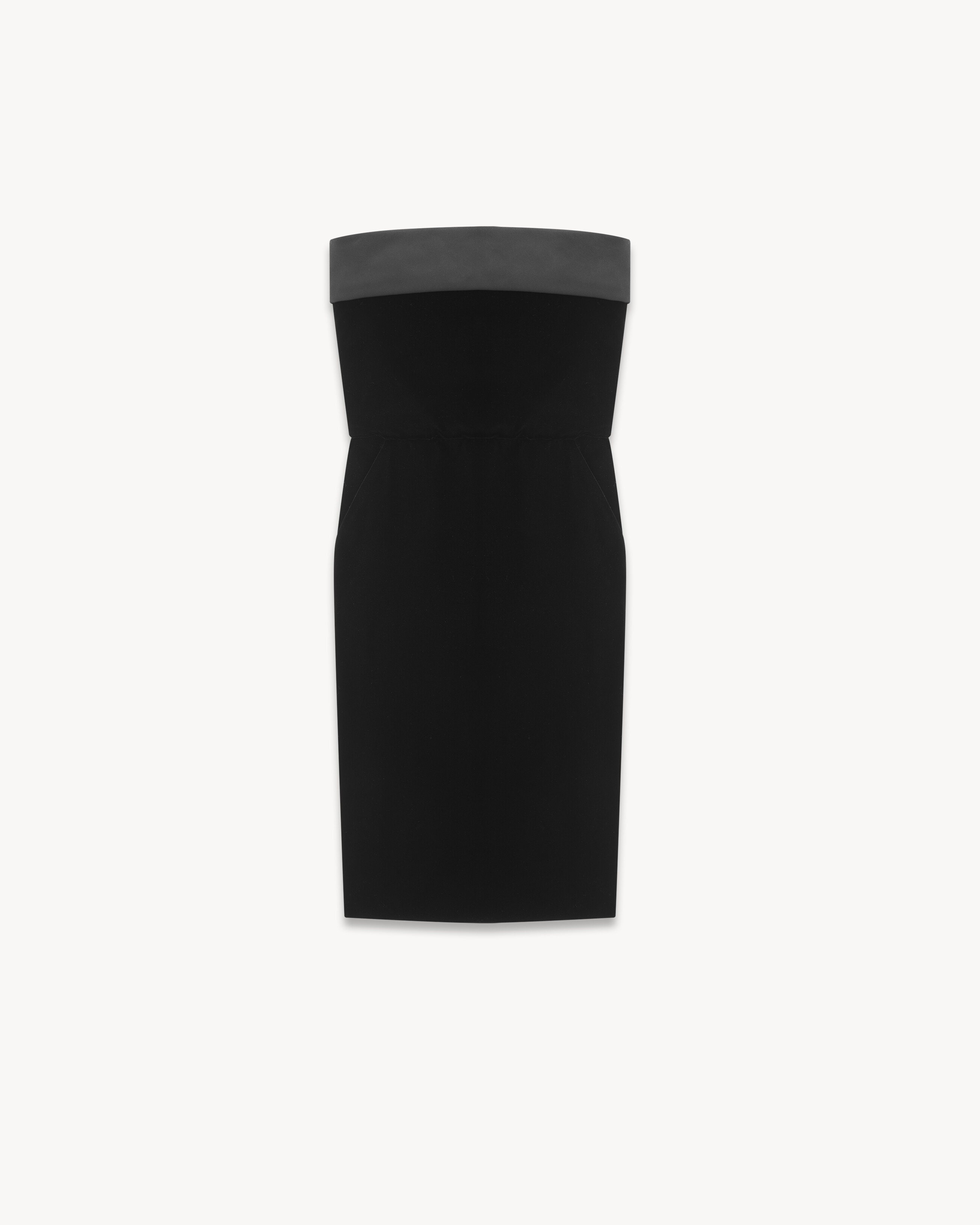 Black strapless pencil clearance dress