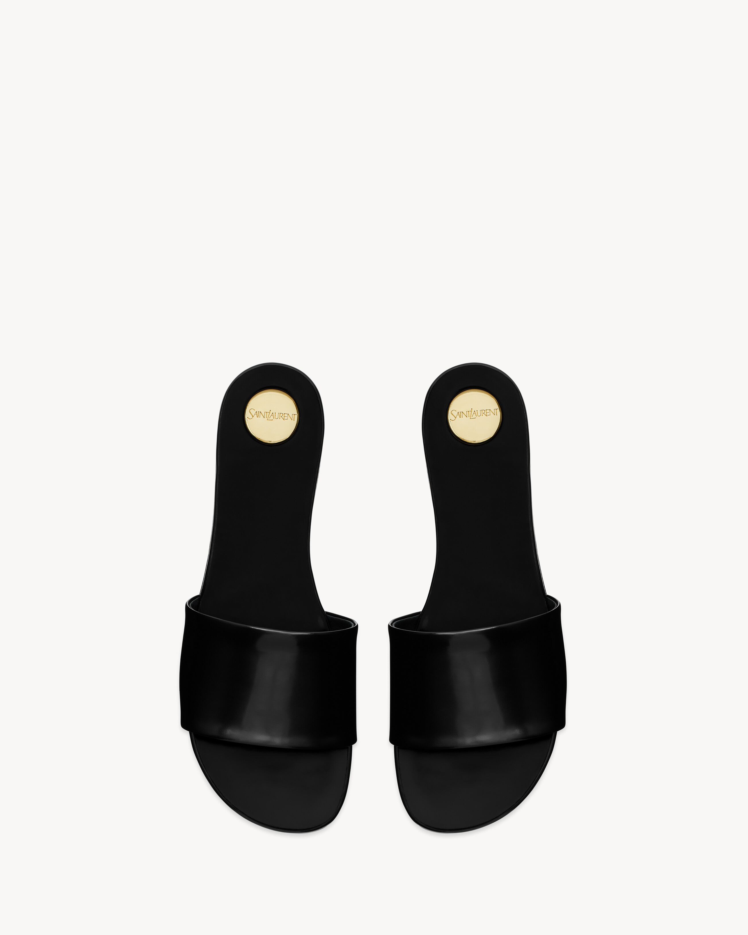 CARLYLE slides in glazed leather