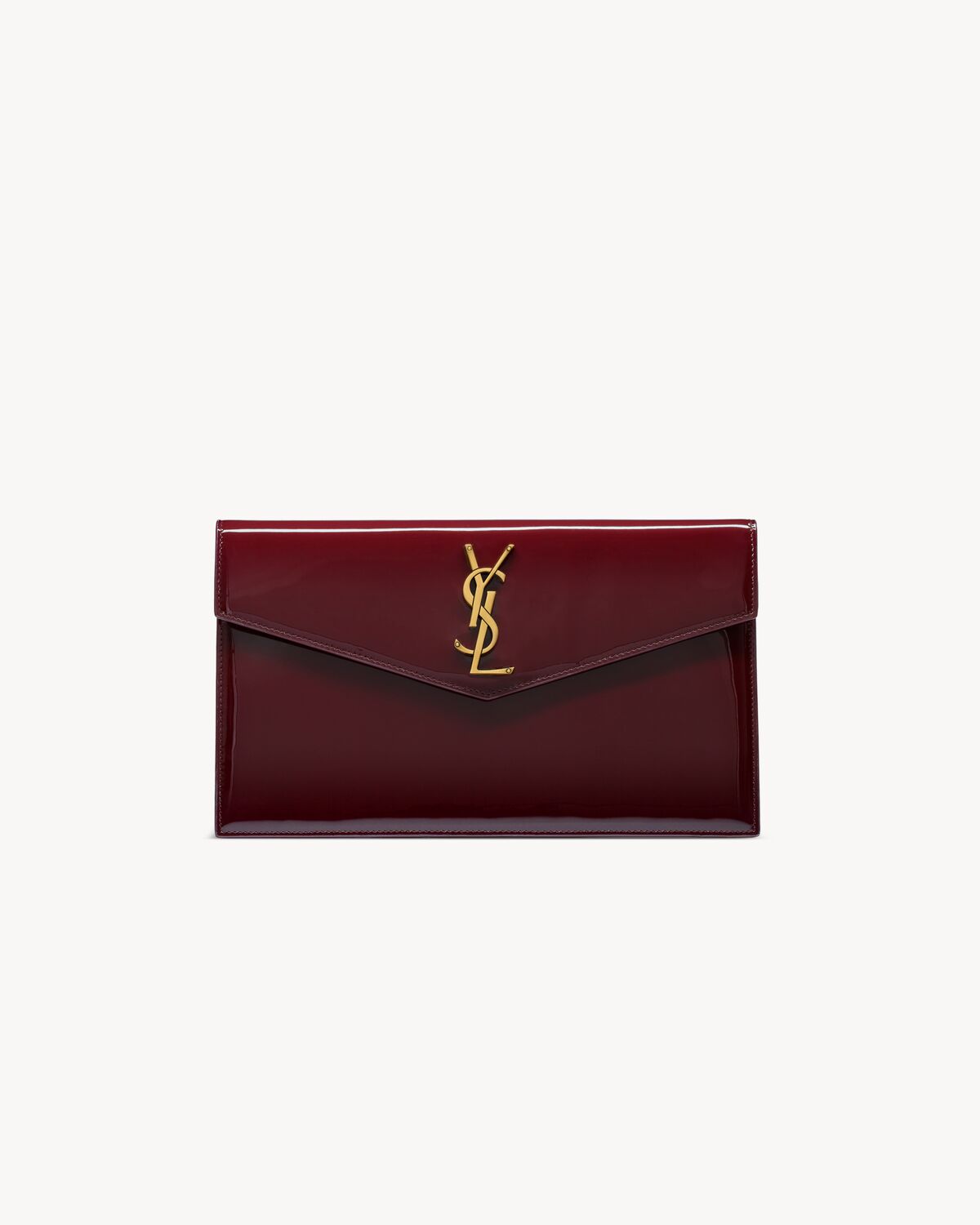 UPTOWN pouch in patent leather Saint Laurent YSL