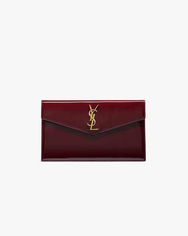 【Saint Laurent】関税・送料込! Uptown textured-leather pouch SAINT LAURENT Uptown textured-leather pouch | NET-A-PORTER