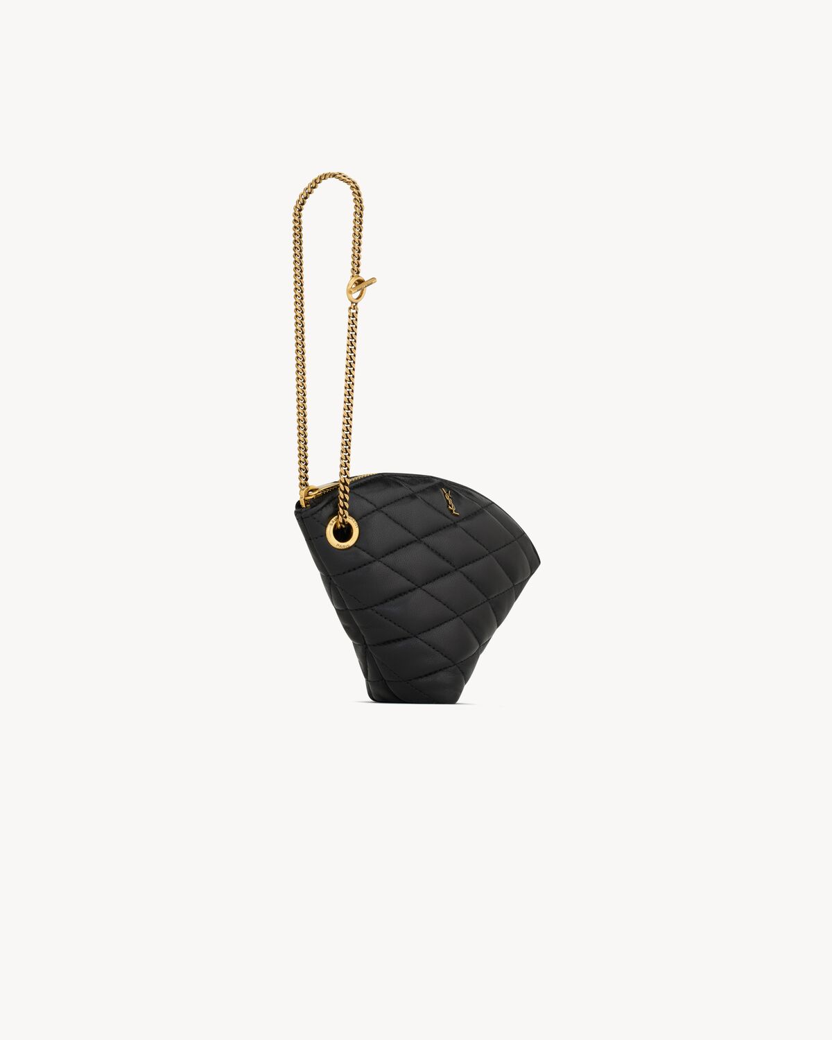 sade triangle coin purse in lambskin