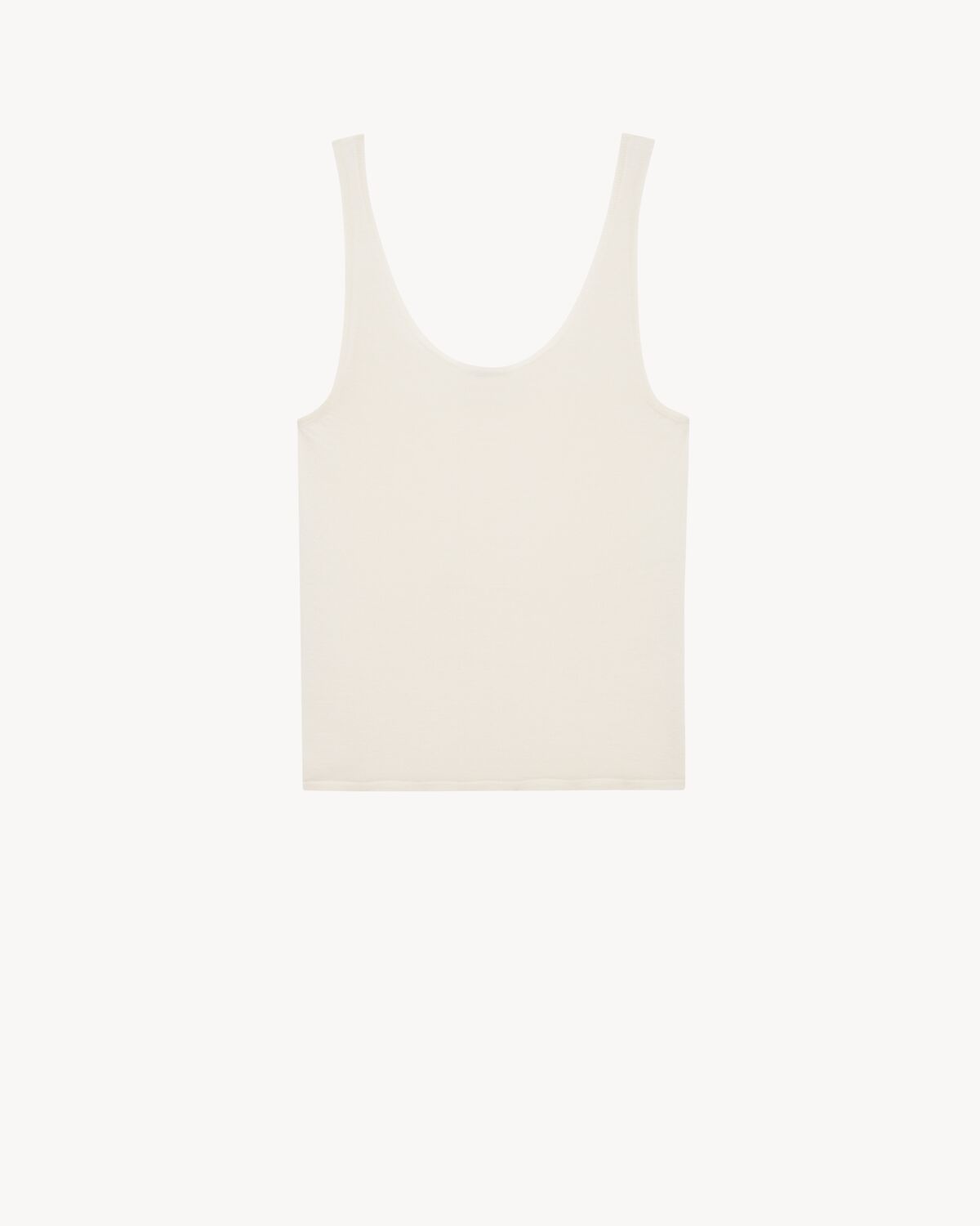 tank top in cashmere, wool, and silk