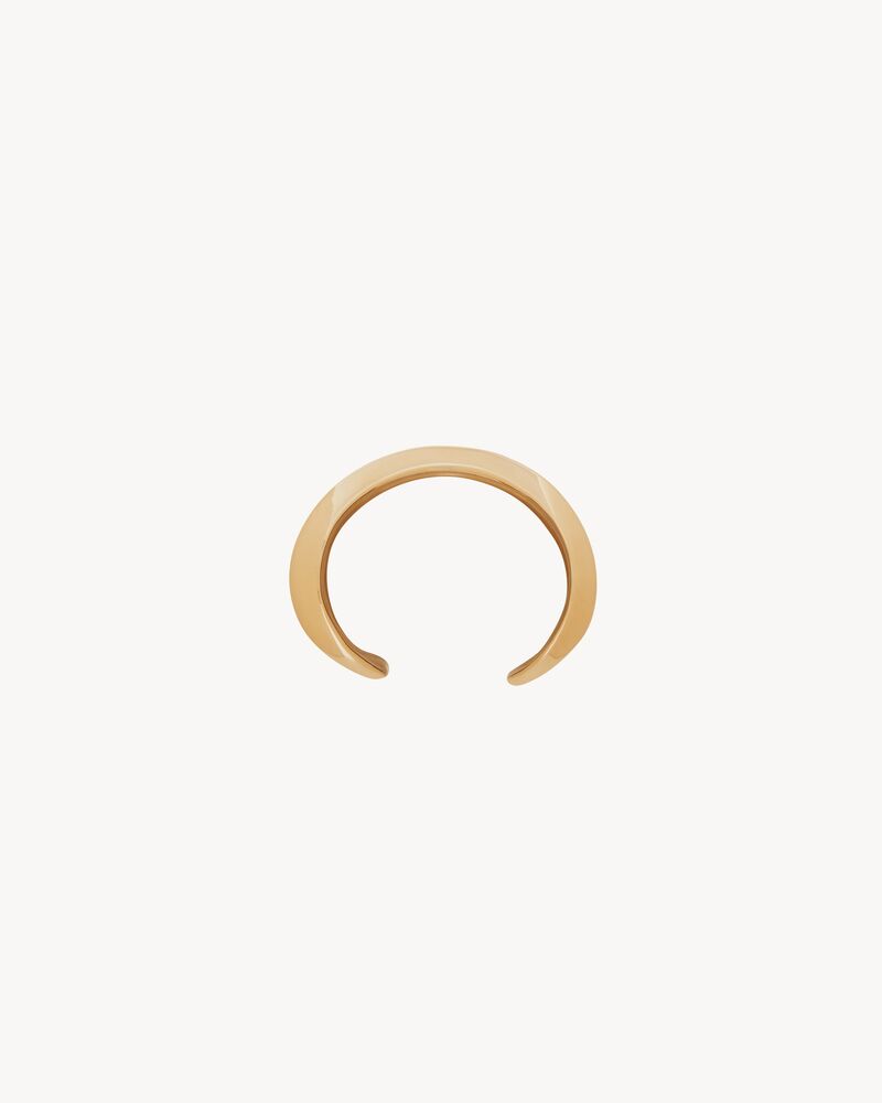 bamboo cuff in 18K yellow gold