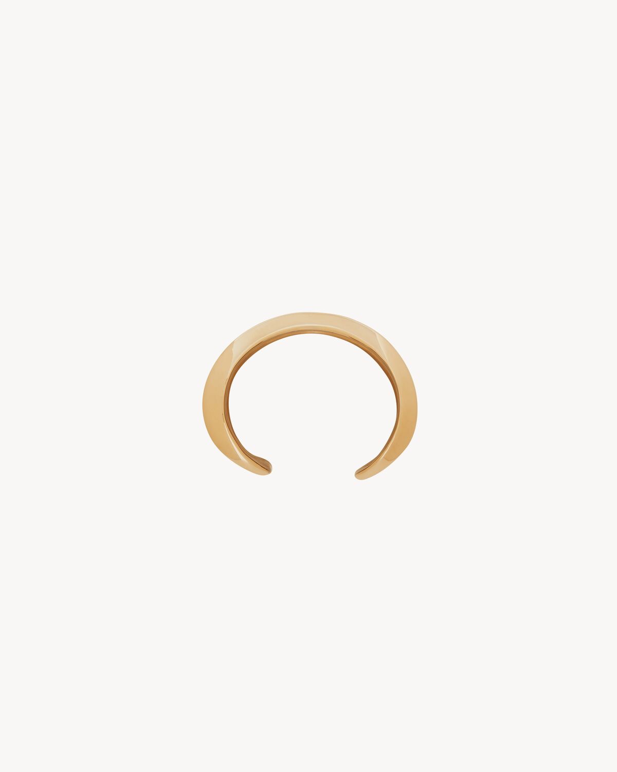 bamboo cuff in 18k yellow gold