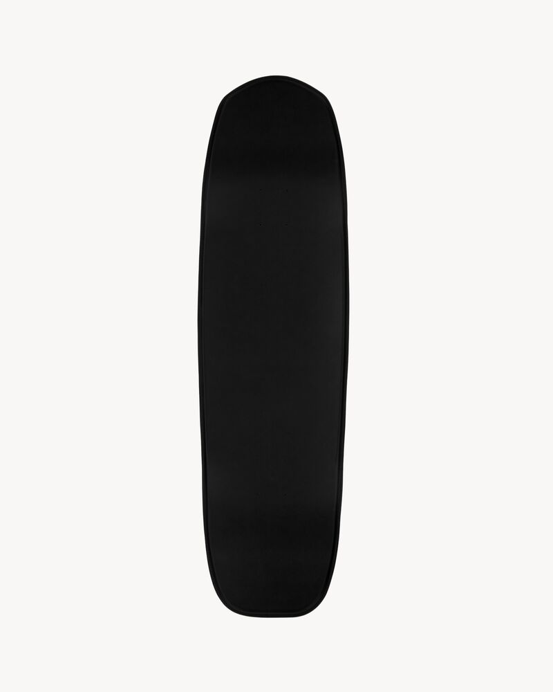 Saint Laurent skateboard covered with leather