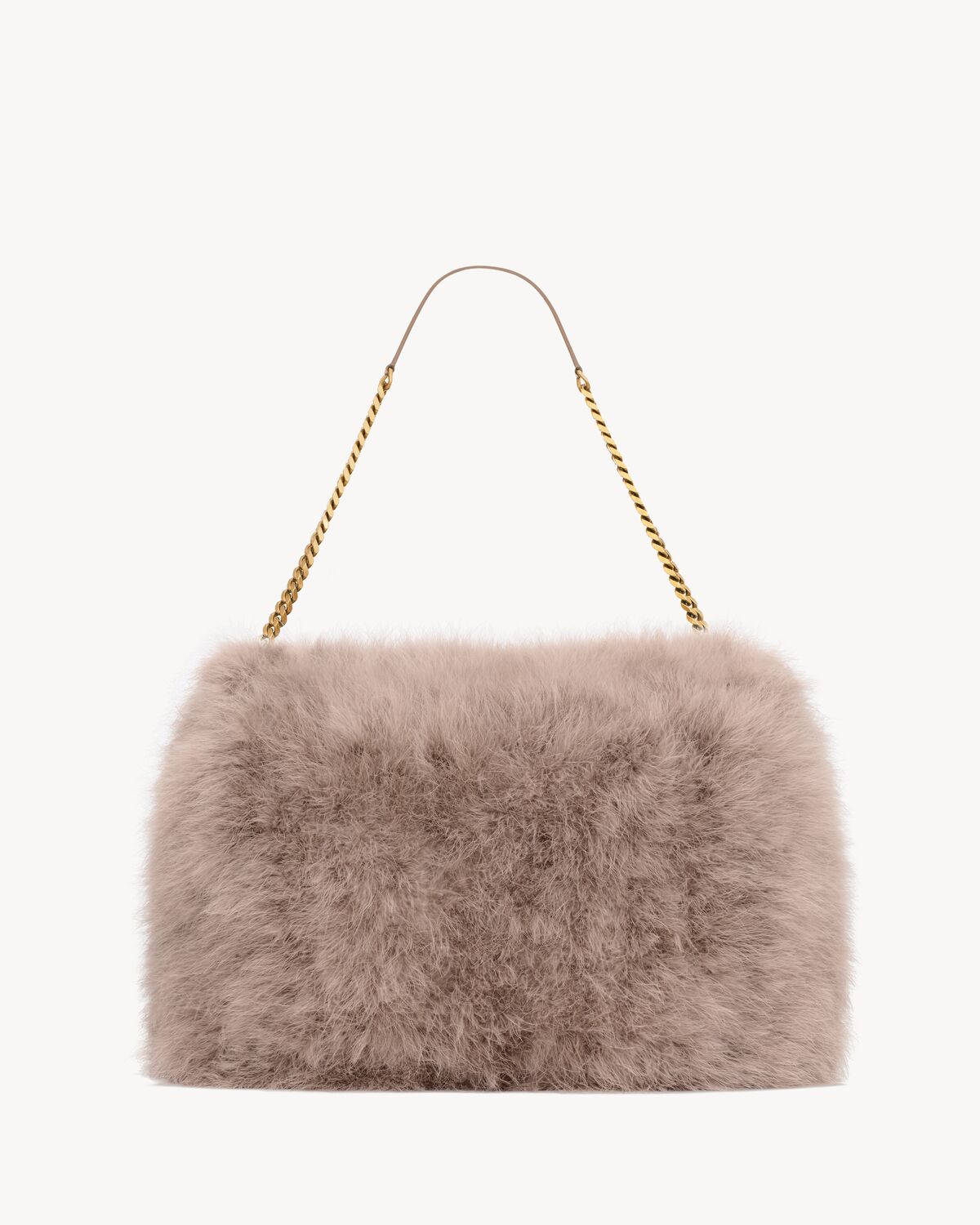 Borsa Niki oversize in piume