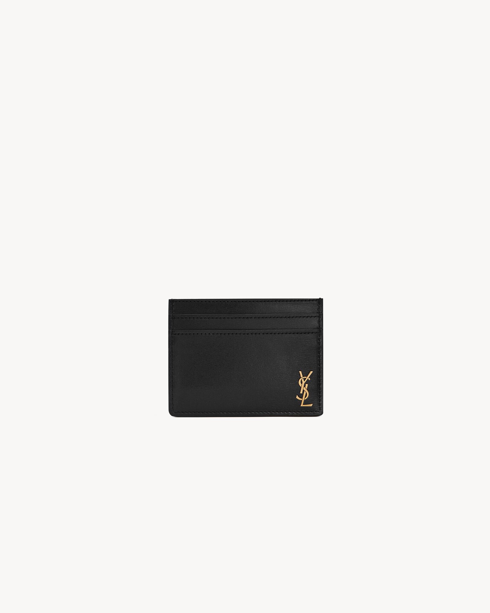 TINY CASSANDRE credit card case in shiny leather | Saint Laurent | YSL.com