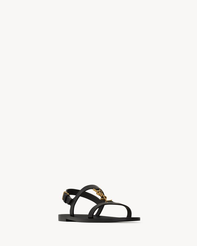 CASSANDRA sandals in smooth leather