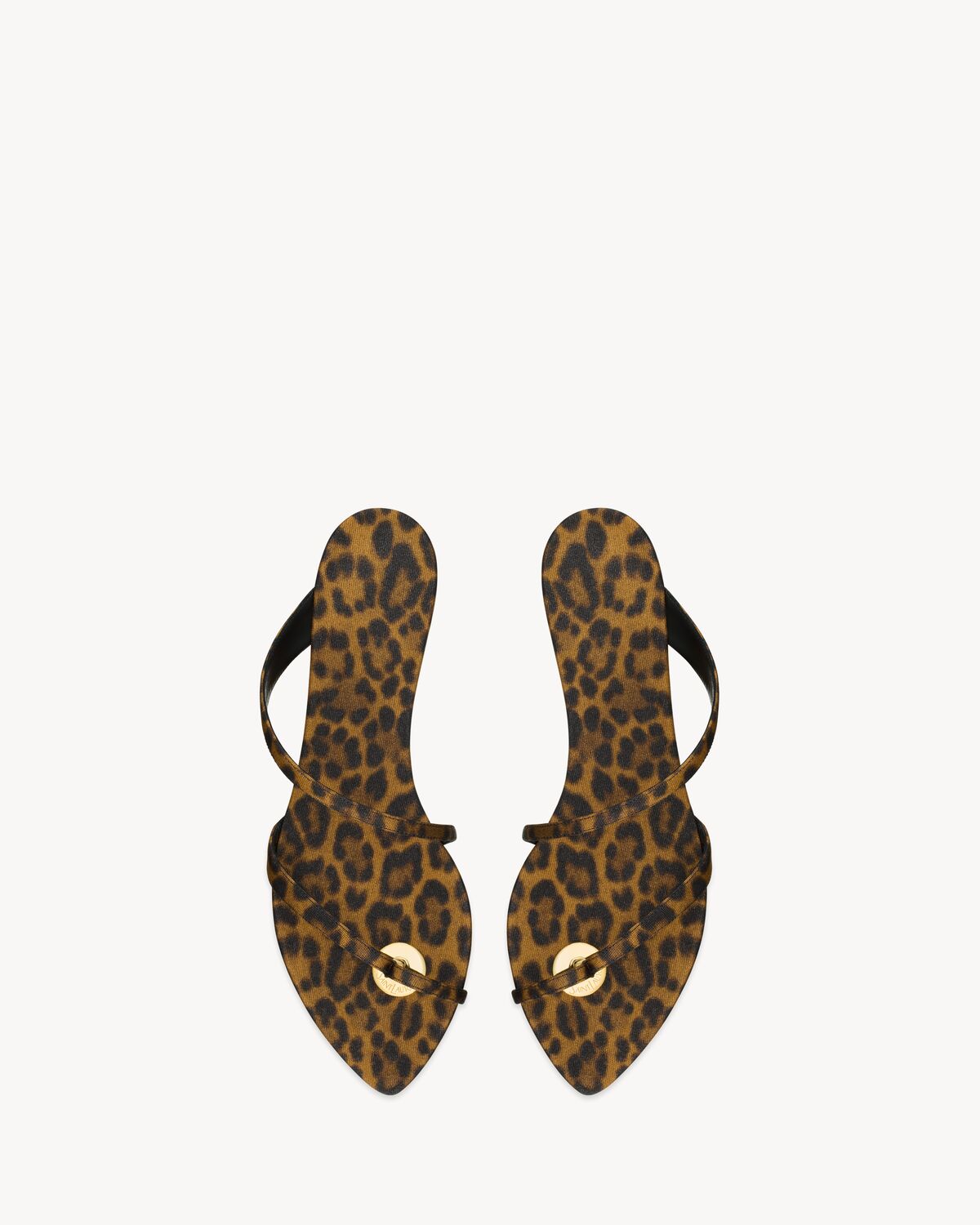 TANGER slides in leopard grosgrain