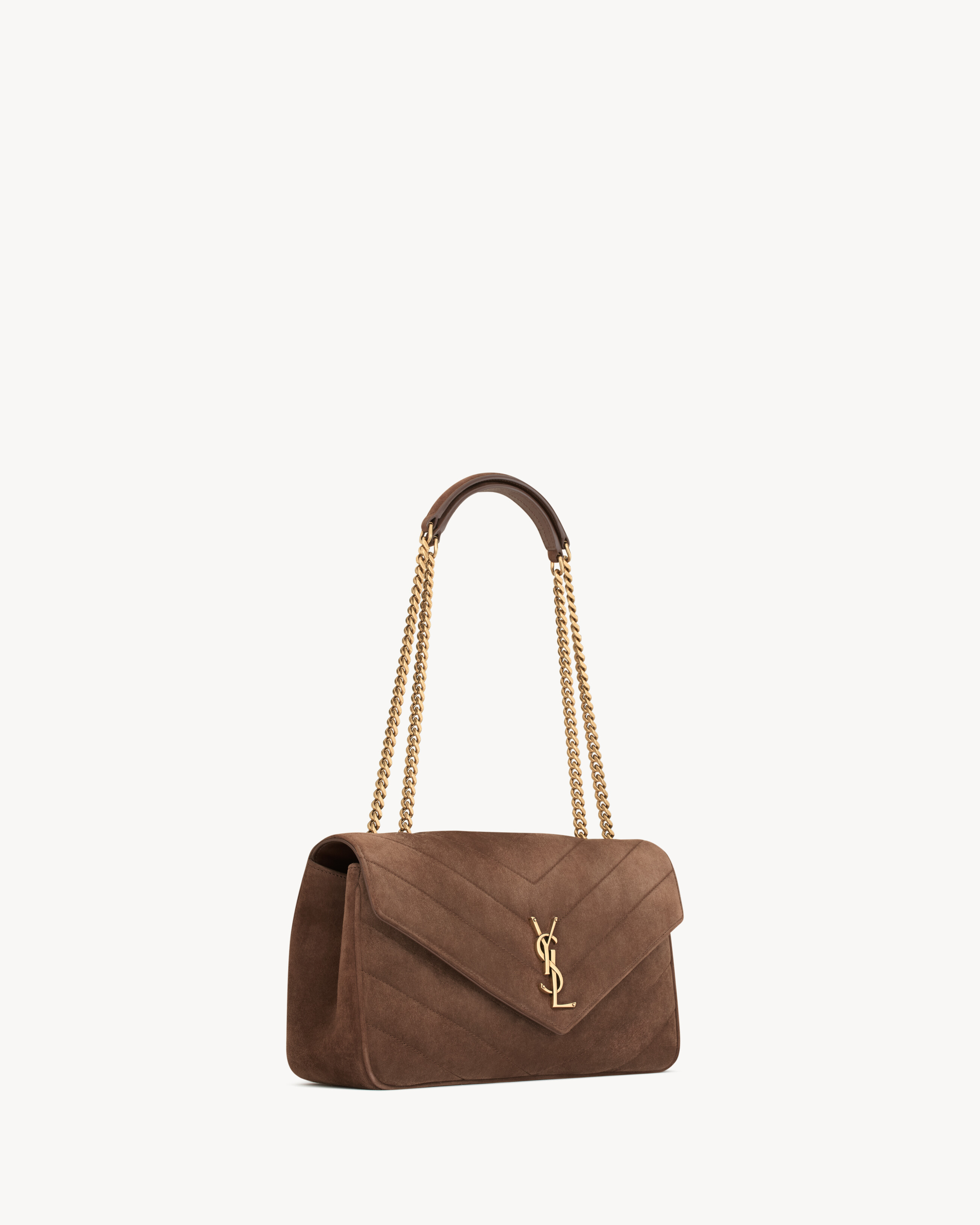 LOULOU medium in MATELASSÉ suede