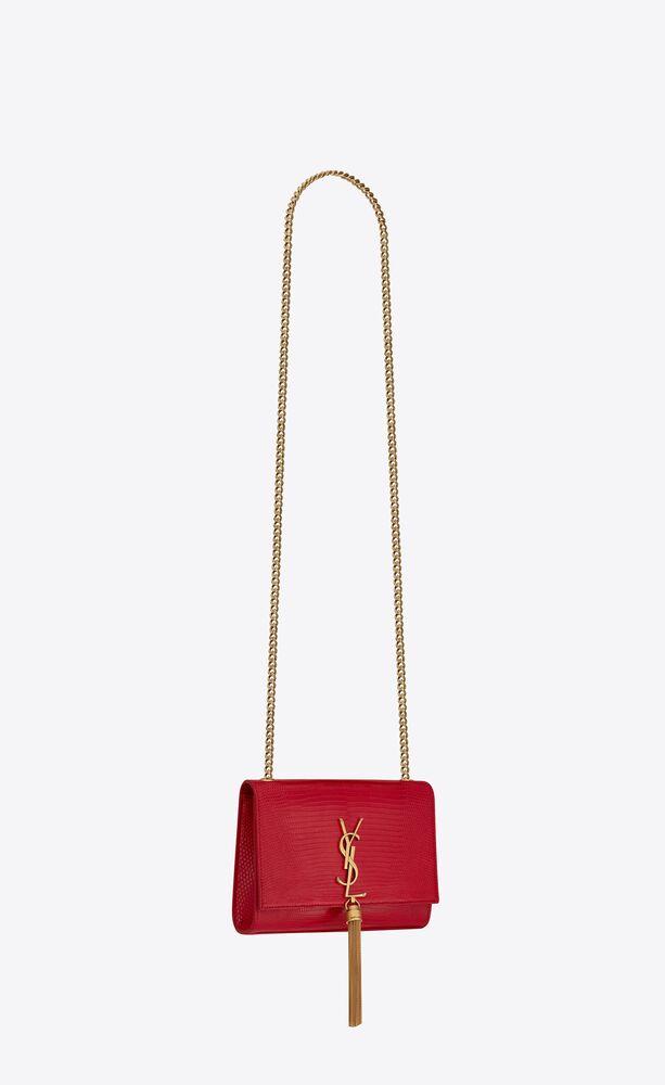 red ysl bag with tassel