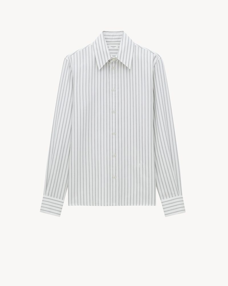 CASSANDRE shirt in striped cotton