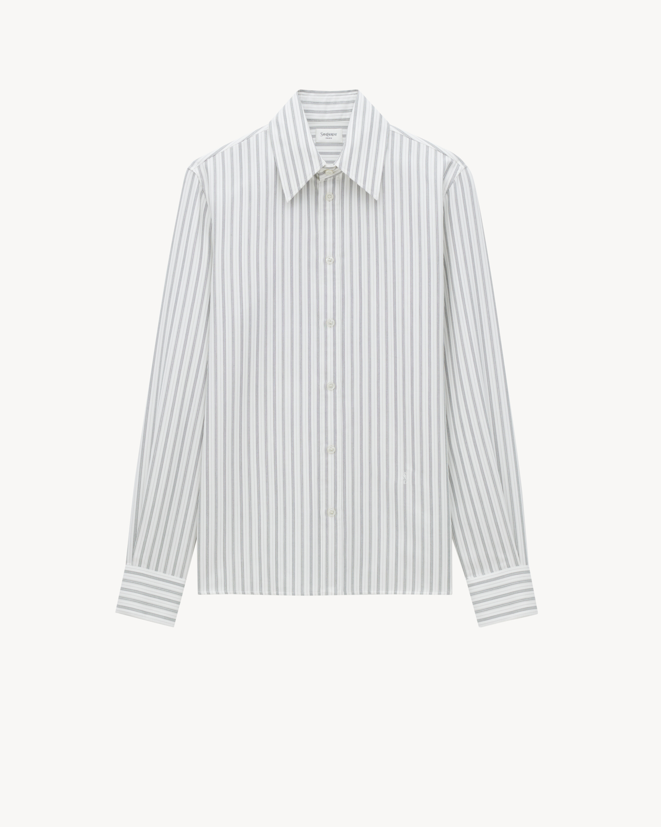 CASSANDRE shirt in striped cotton