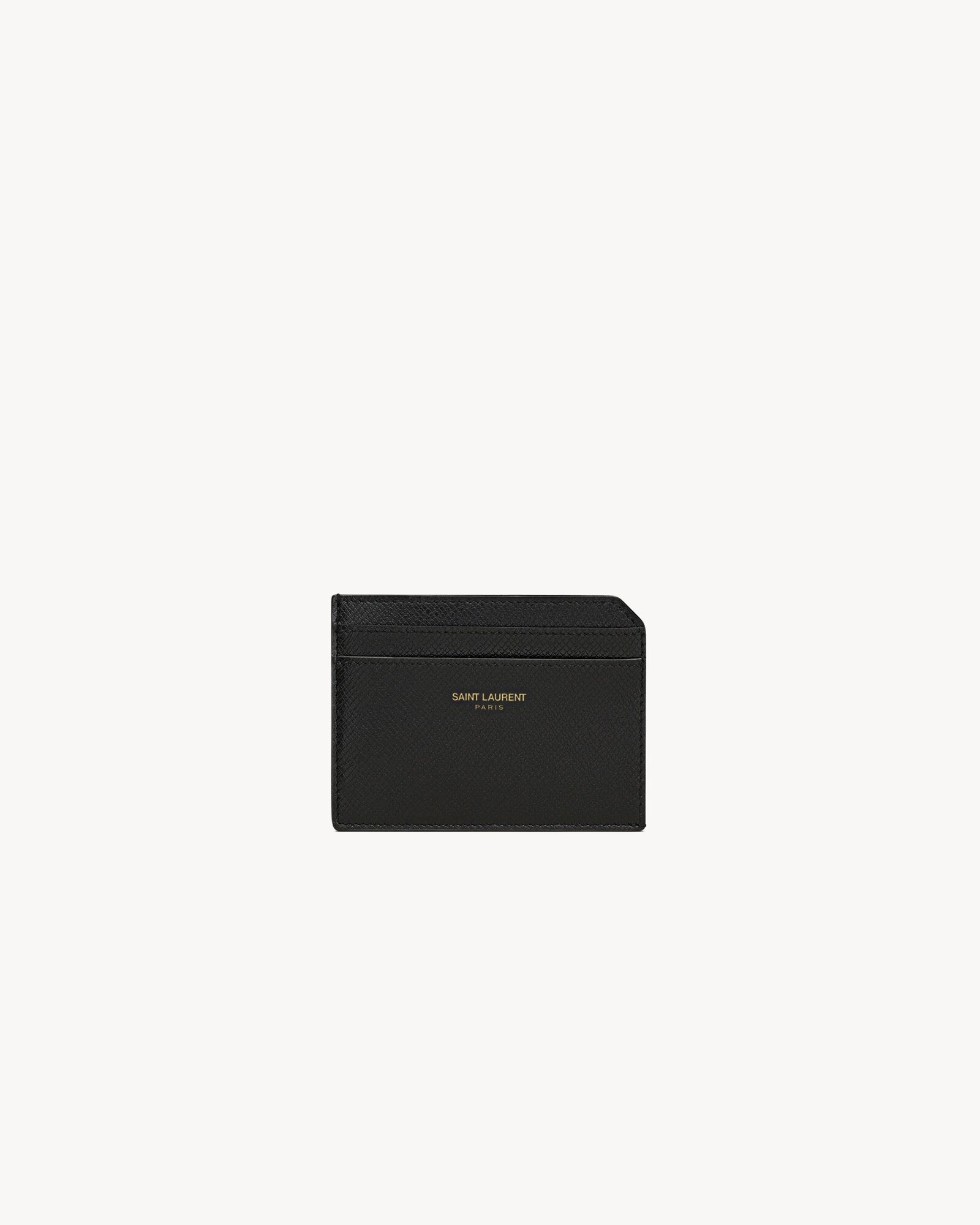 Ysl card holder selling black