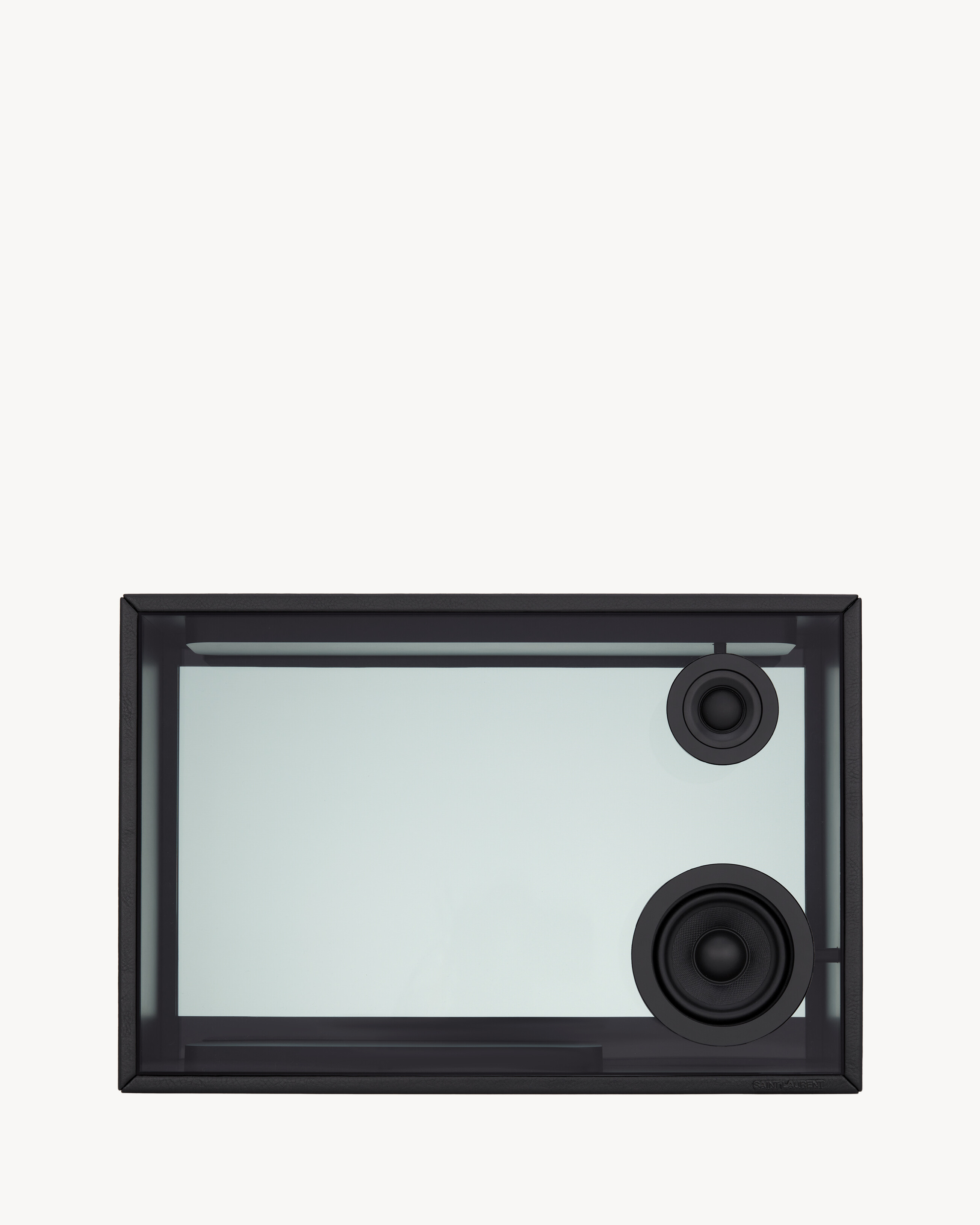 Music Box Ysl COTODAMA LYRIC SPEAKER BOX IN LEATHER in Black | Saint Laurent | YSL EN-CA
