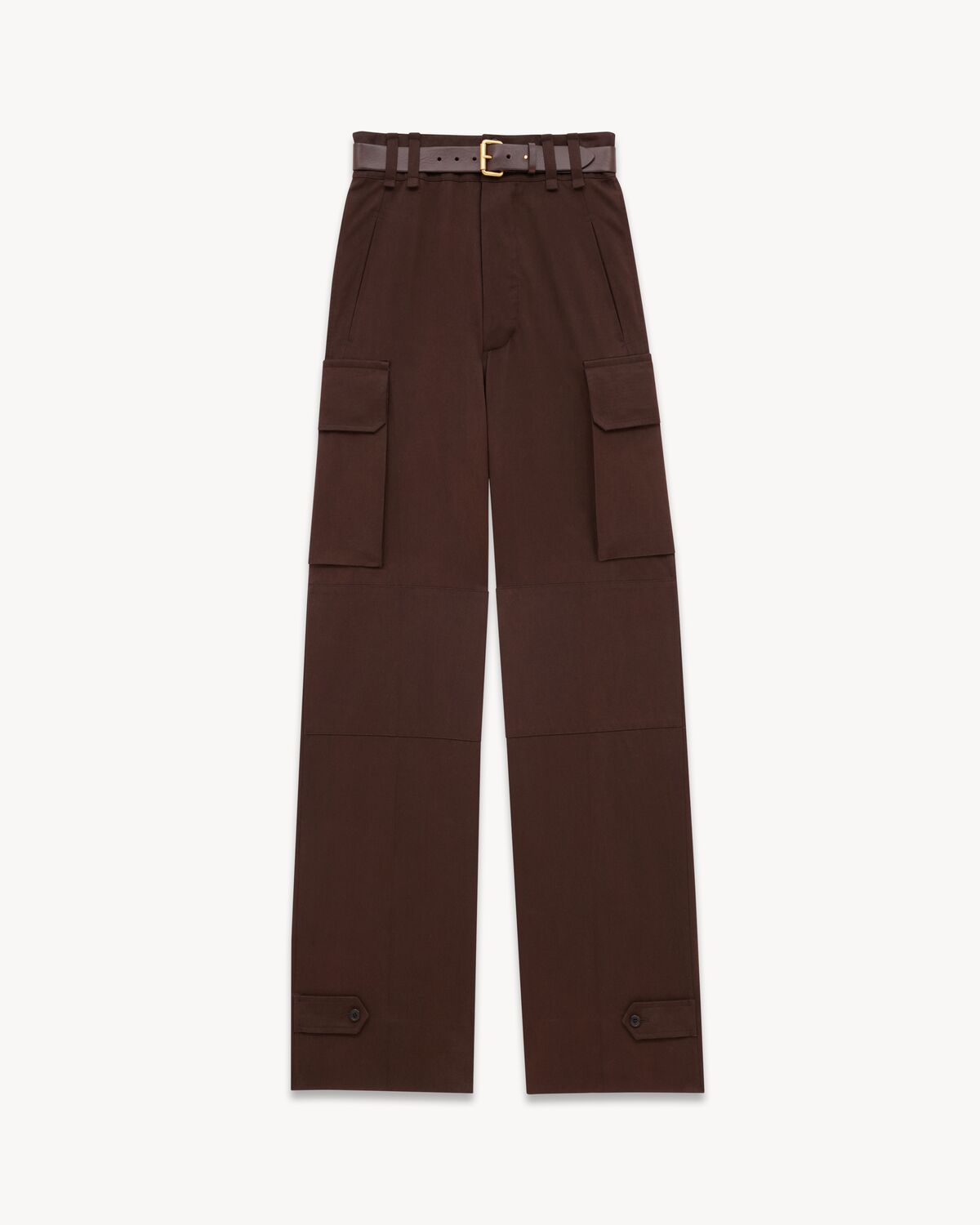 CASSANDRE cargo pants in cotton gabardine