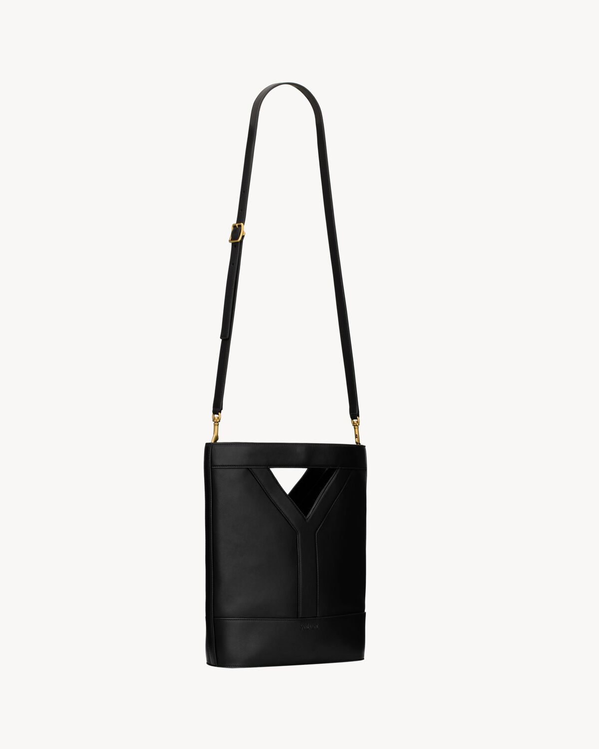 kleine bucket bag y aus leder