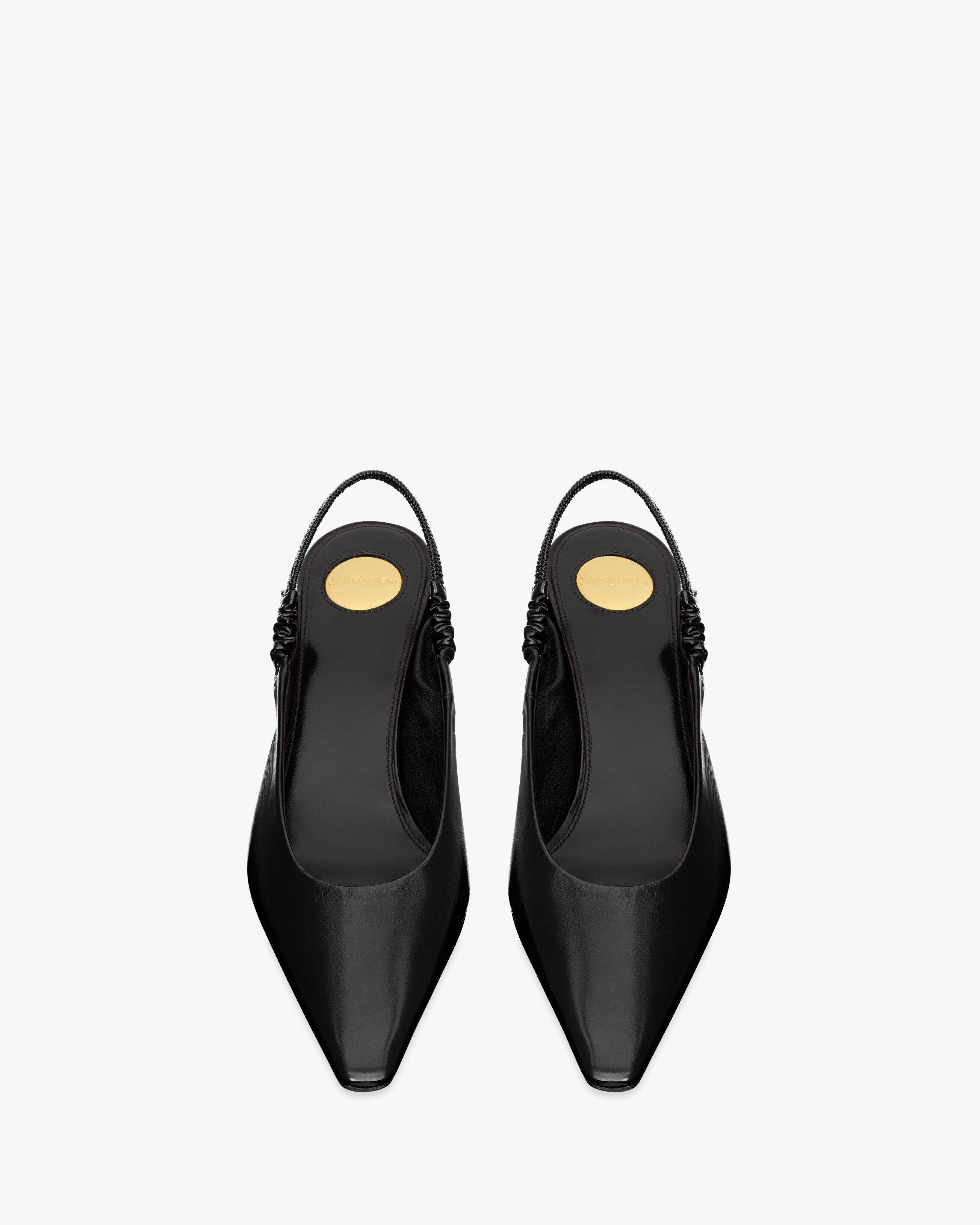 ANNE-MARIE slingback pumps in smooth leather
