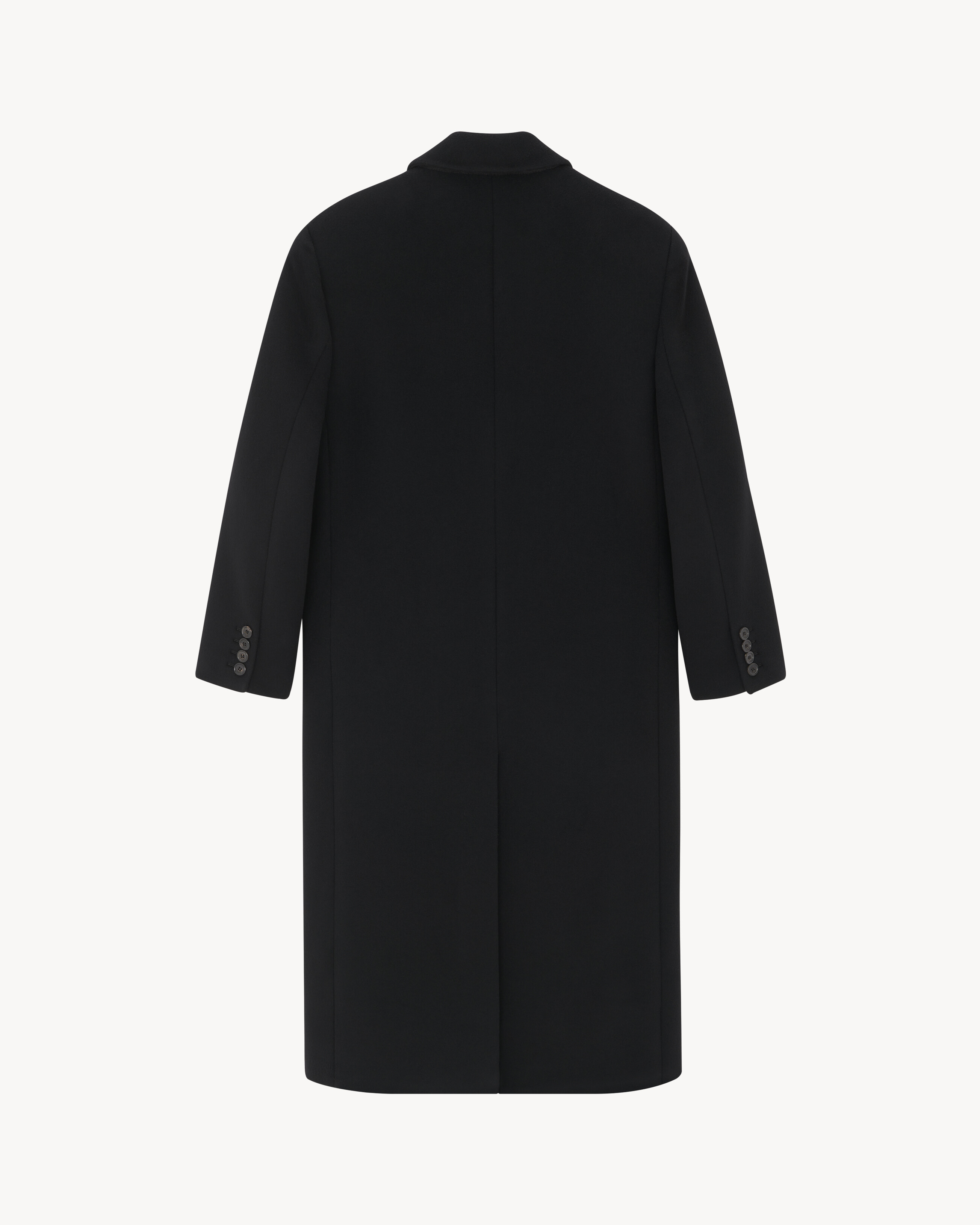 long coat in wool