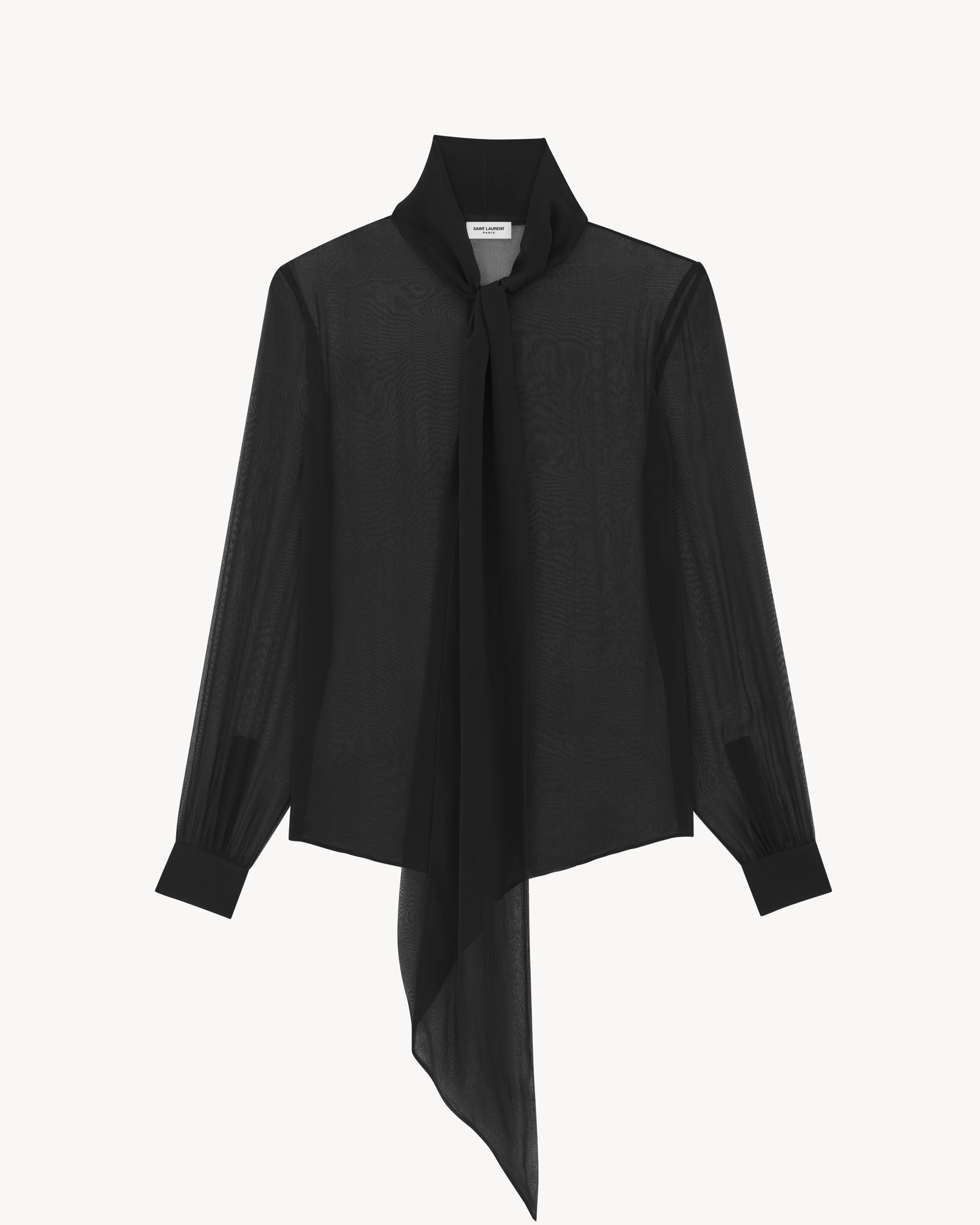 Blouse in Silk Muslin Crepe