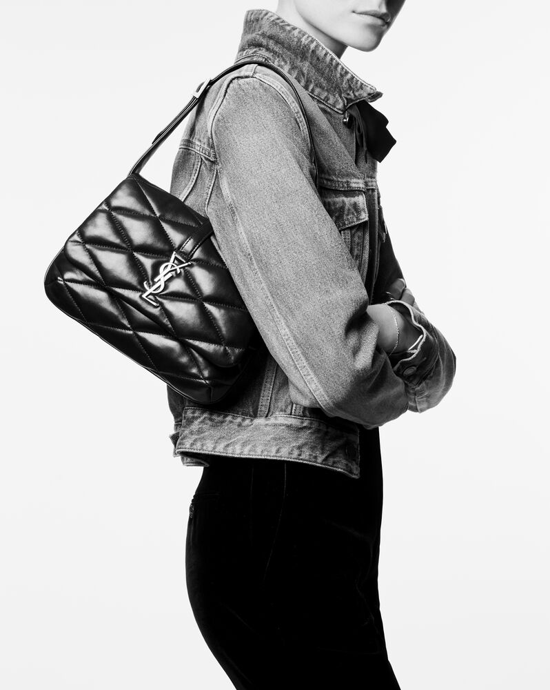 Saint Laurent Quilted Lambskin Double Flap Bag