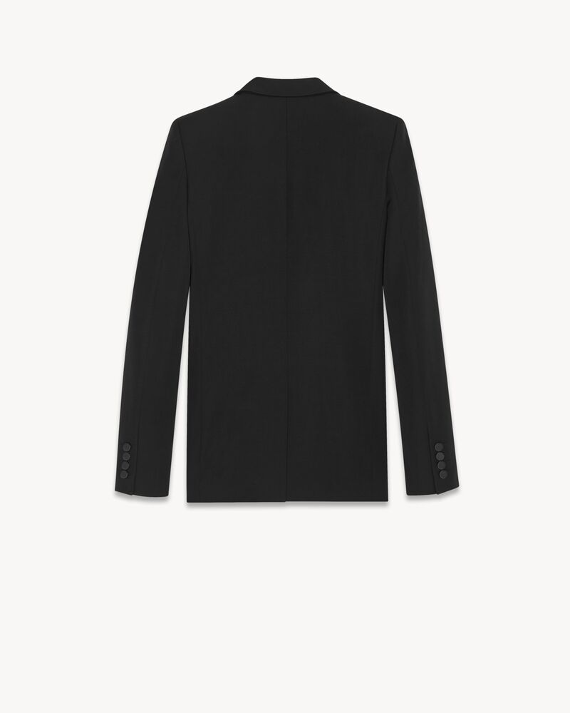 tuxedo jacket in grain de poudre