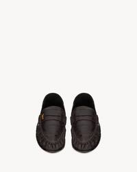 LE LOAFER penny slippers in eel