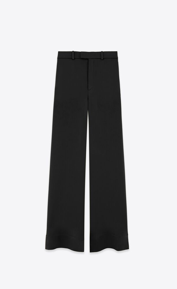 large pants in crepe satin