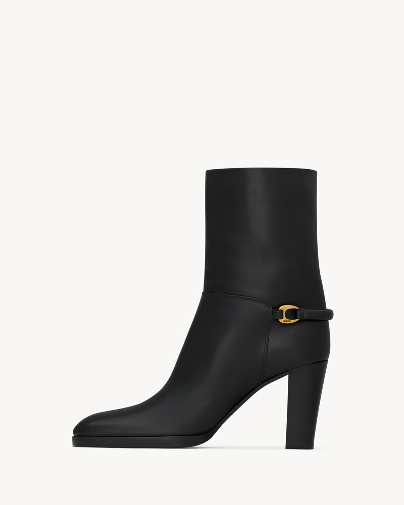 SULPICE booties in smooth leather