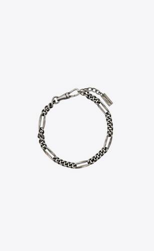 scroll-chain bracelet in metal
