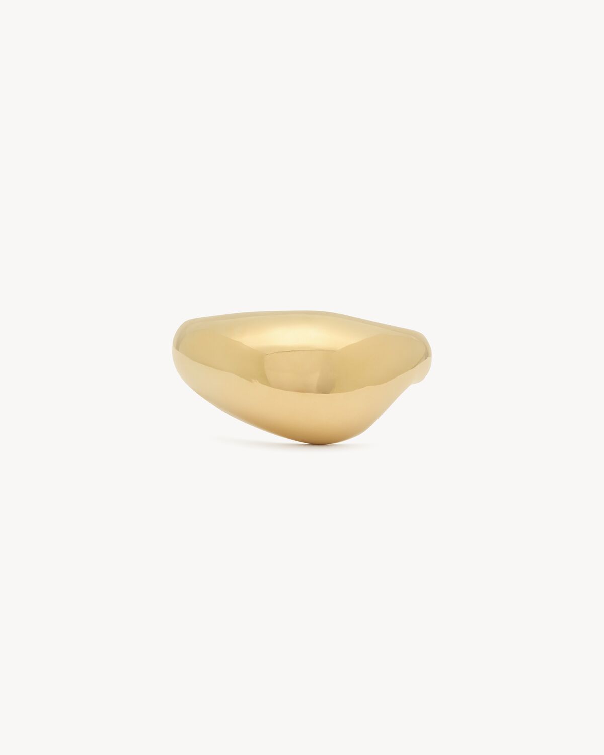 teardrop dome cuff in metal