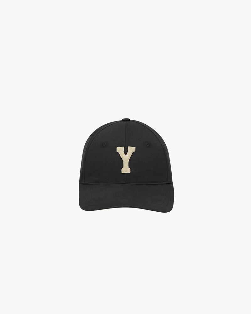 Y varsity cap in gabardine