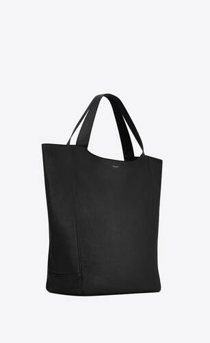 saint laurent maxi tote in grained leather