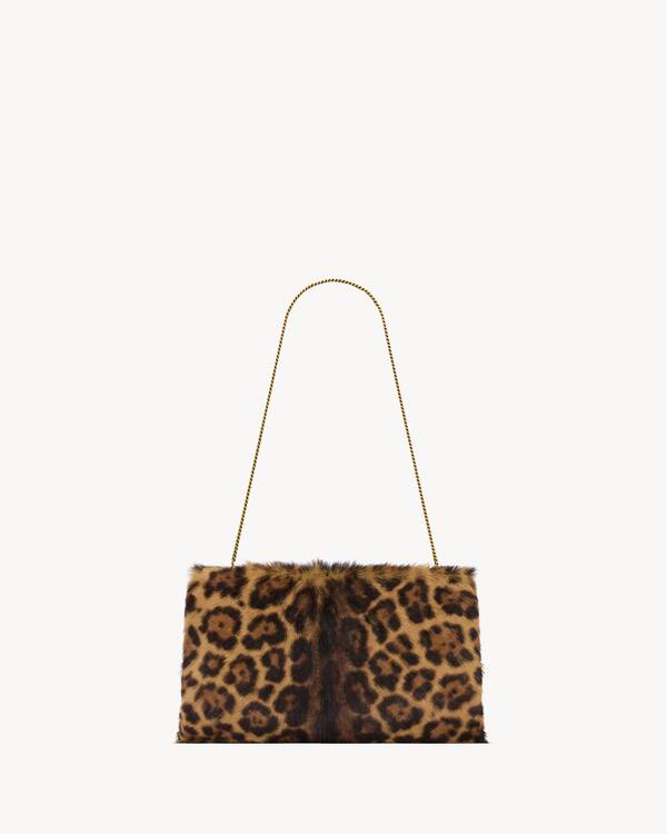 SAINT LAURENT CLUTCH large in pony hair leather | Saint