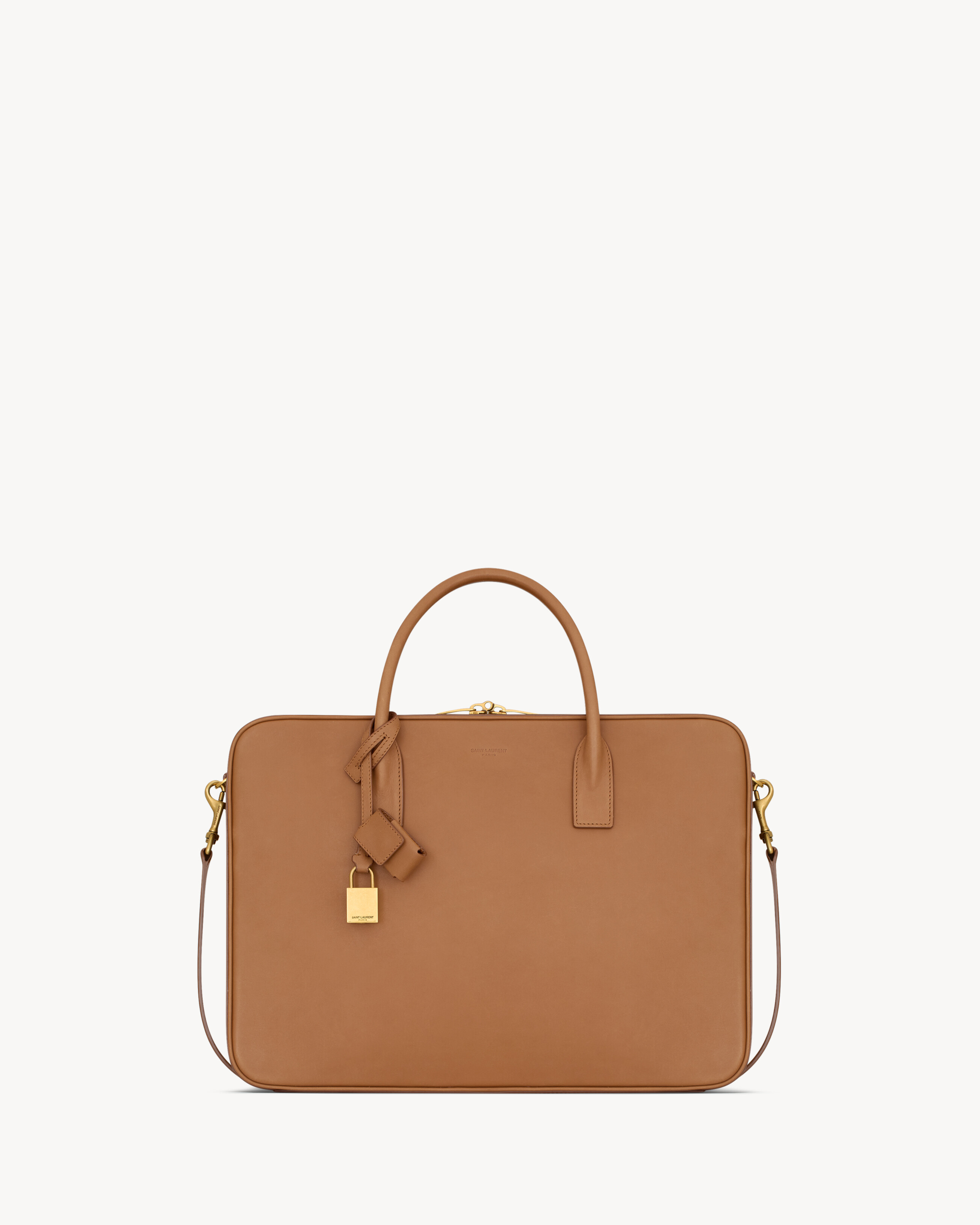 SAC DE JOUR large slim bauletto bag in leather