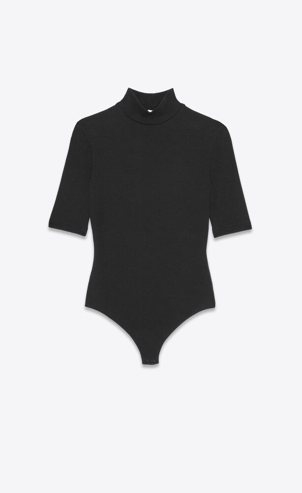 Turtleneck Bodysuit In Ribbed Jersey Saint Laurent Switzerland Ysl Com Turtleneck Bodysuit In Ribbed Jersey Saint Laurent Switzerland Ysl Com