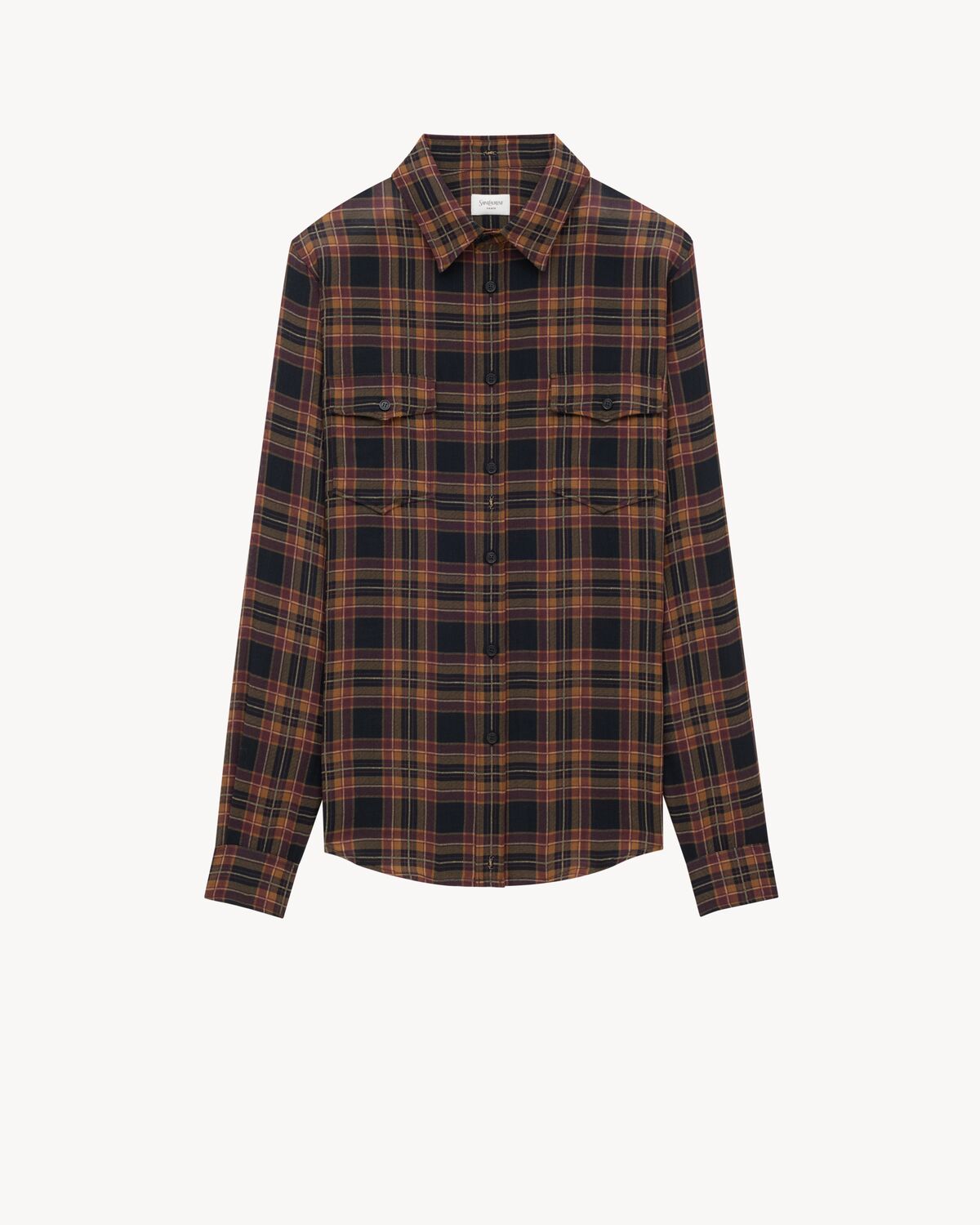 cassandre shirt in wool tartan