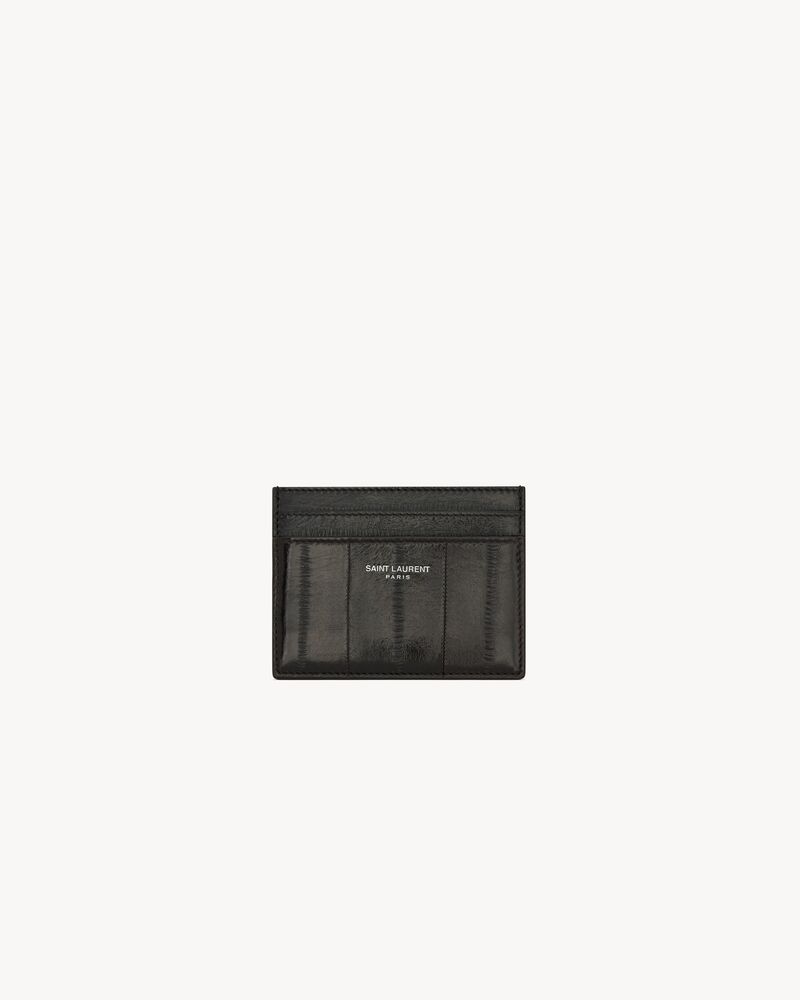 SAINT LAURENT PARIS card case in eel