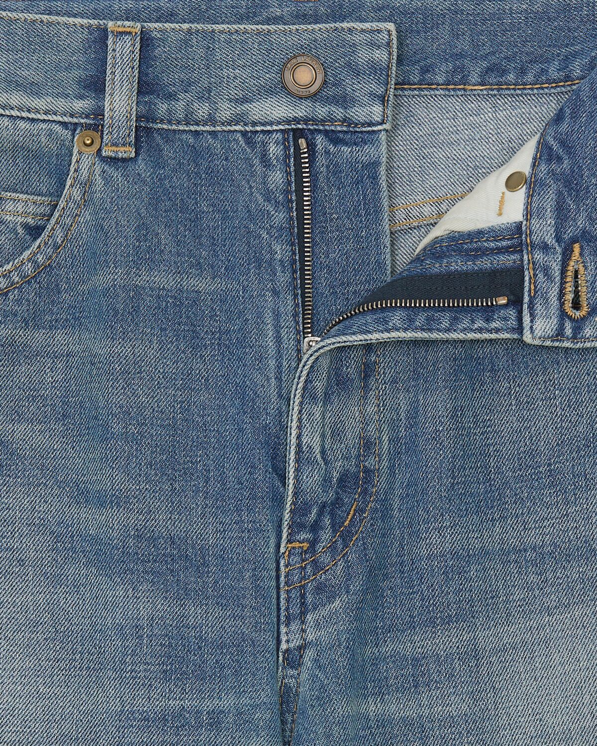 70's jeans in authentic medium blue denim