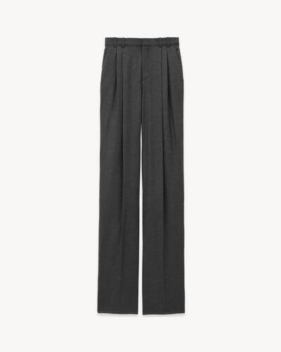 【関税＆送料込み】Saint Laurent Wide-Leg Pants In Grain De 0400021633991?wid=600&hei=800&