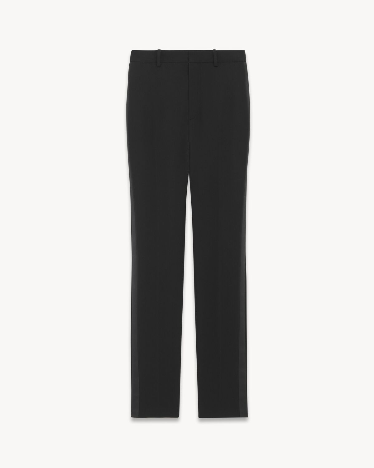 high-waisted tuxedo pants in GRAIN DE POUDRE